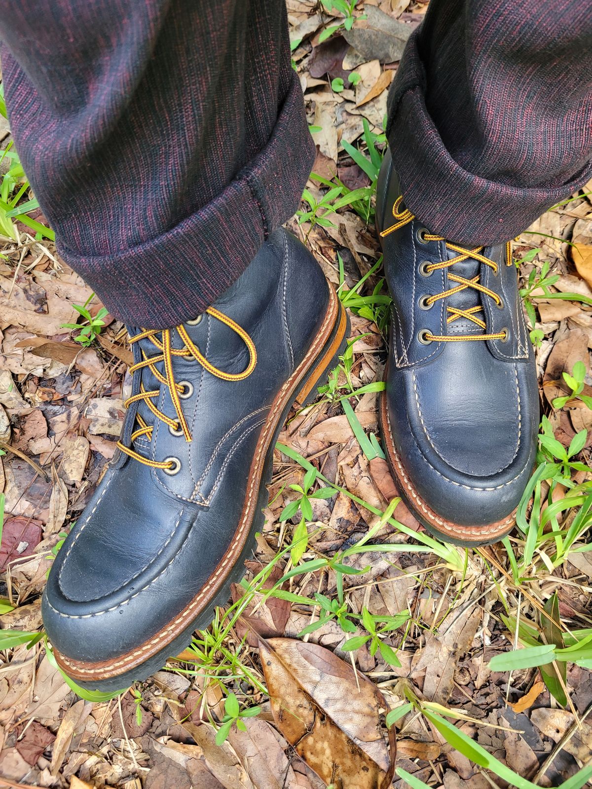 Photo by markieballa on July 4, 2025 of the Truman Moc Toe in Seidel Ink Cheaha.