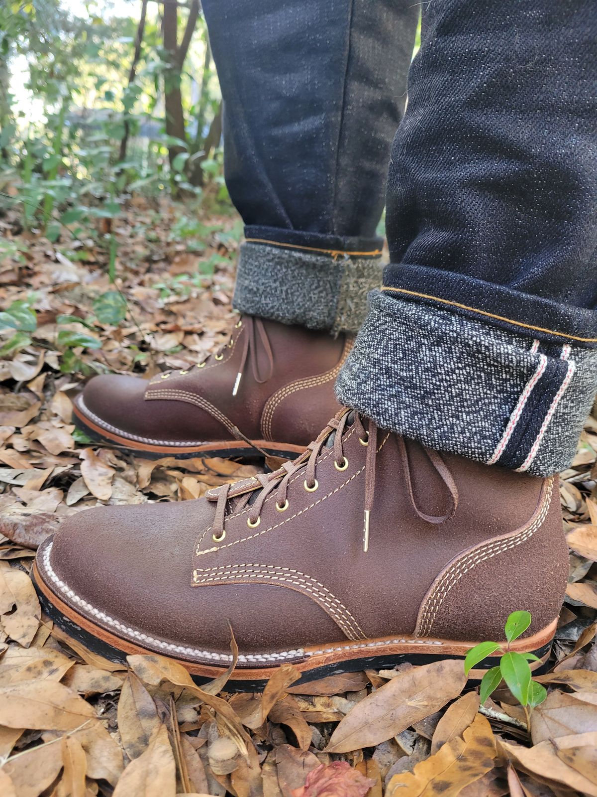 Photo by markieballa on November 20, 2024 of the Oldspeed Boondockers in Wickett & Craig Dark Brown English Bridle.