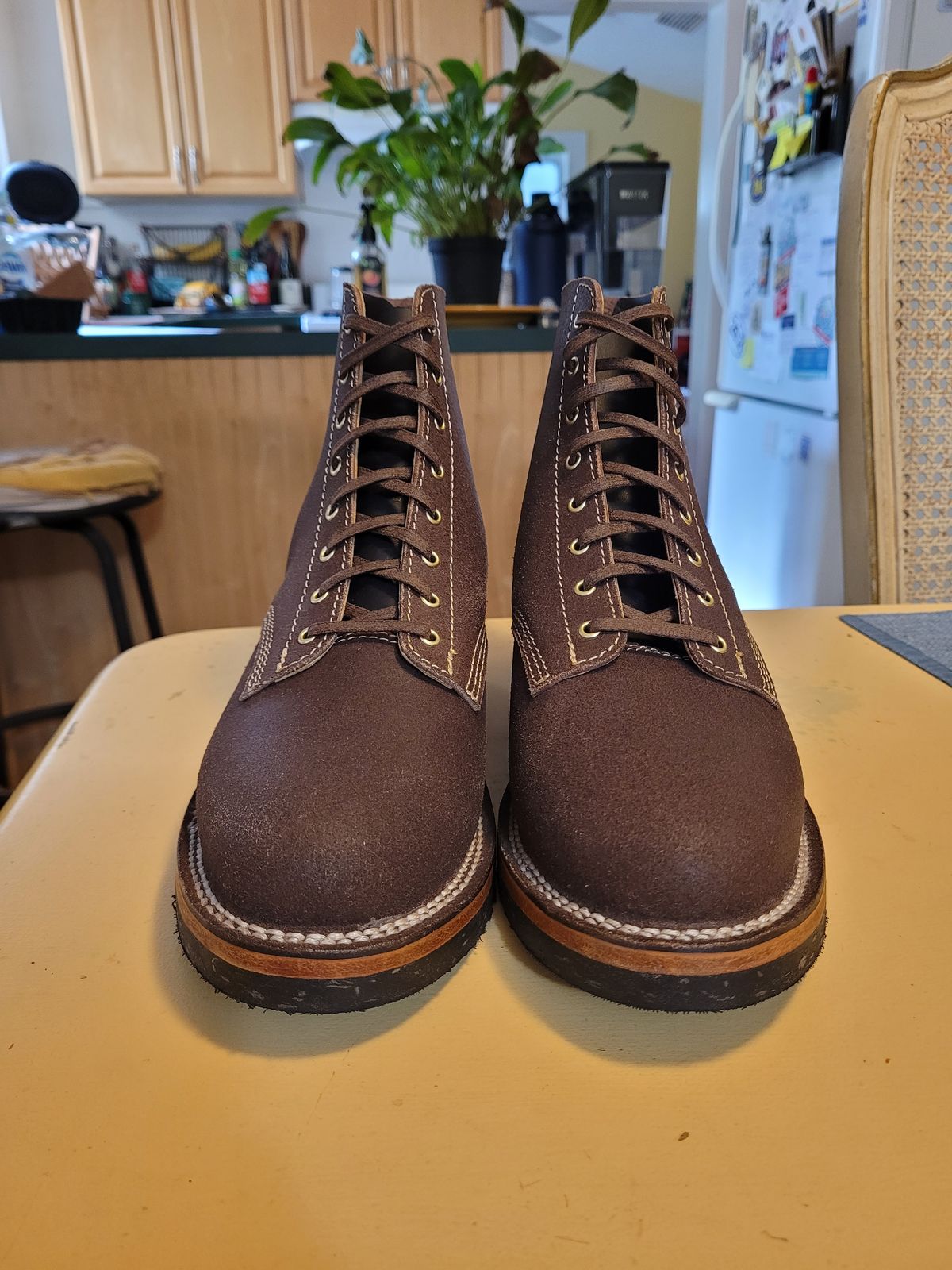 Photo by markieballa on November 20, 2024 of the Oldspeed Boondockers in Wickett & Craig Dark Brown English Bridle.