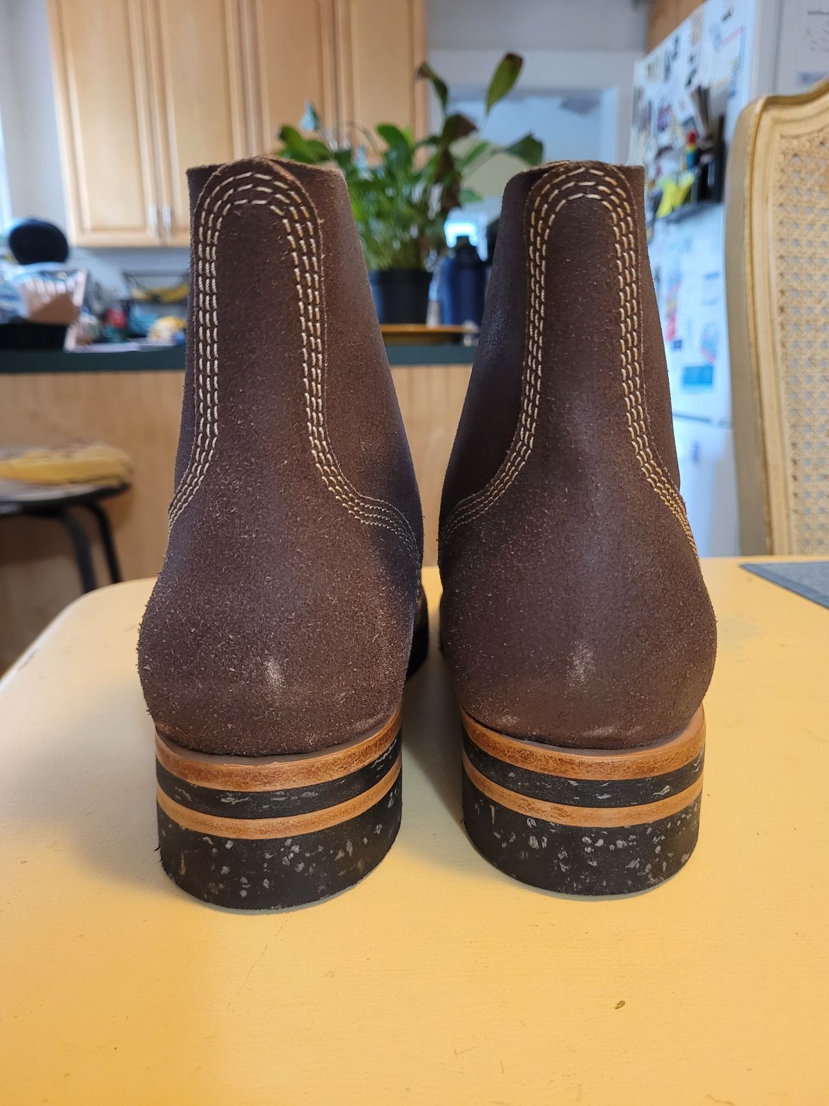 Photo by markieballa on November 20, 2024 of the Oldspeed Boondockers in Wickett & Craig Dark Brown English Bridle.