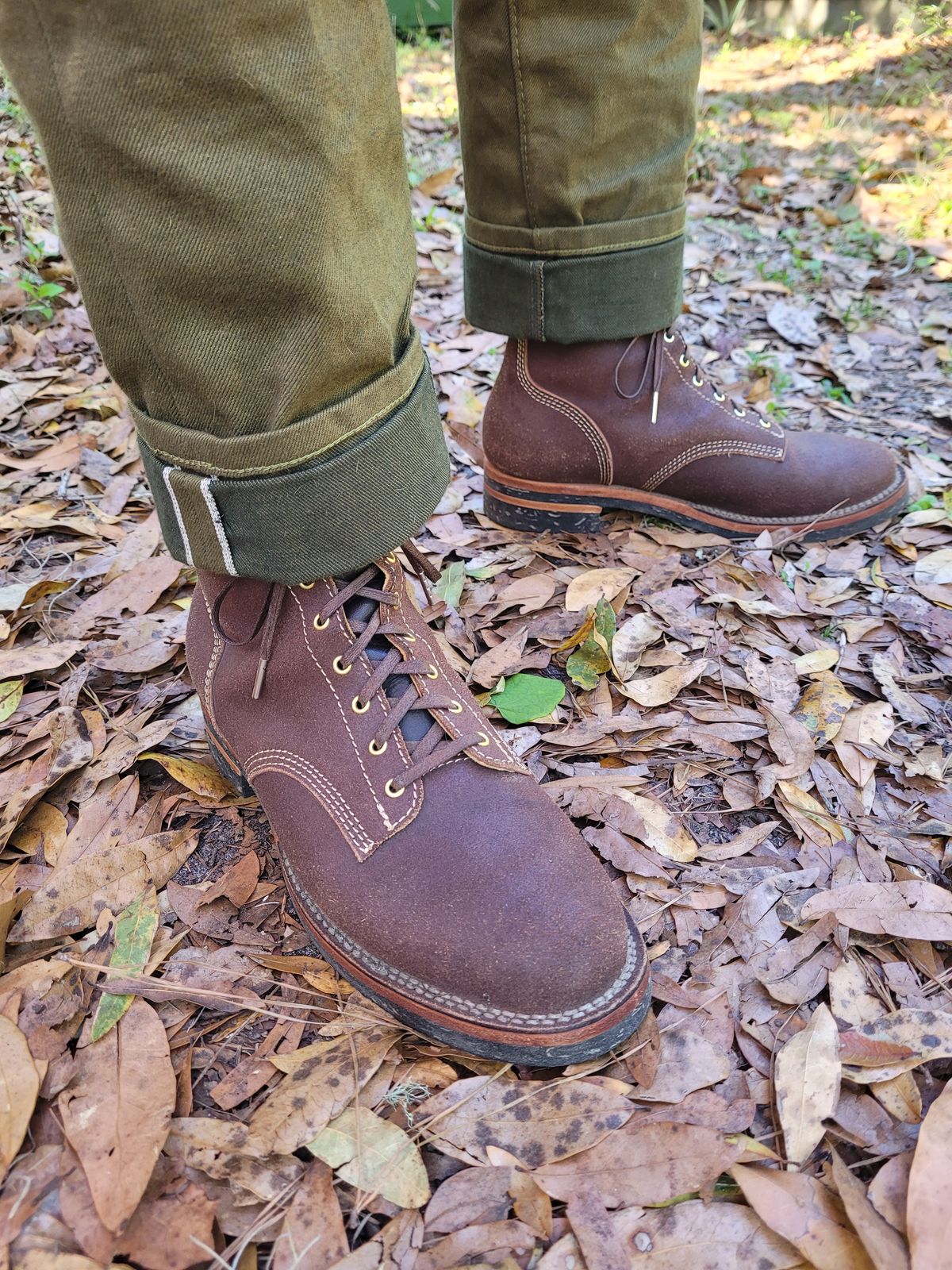 Photo by markieballa on March 6, 2025 of the Oldspeed Boondockers in Wickett & Craig Dark Brown English Bridle.