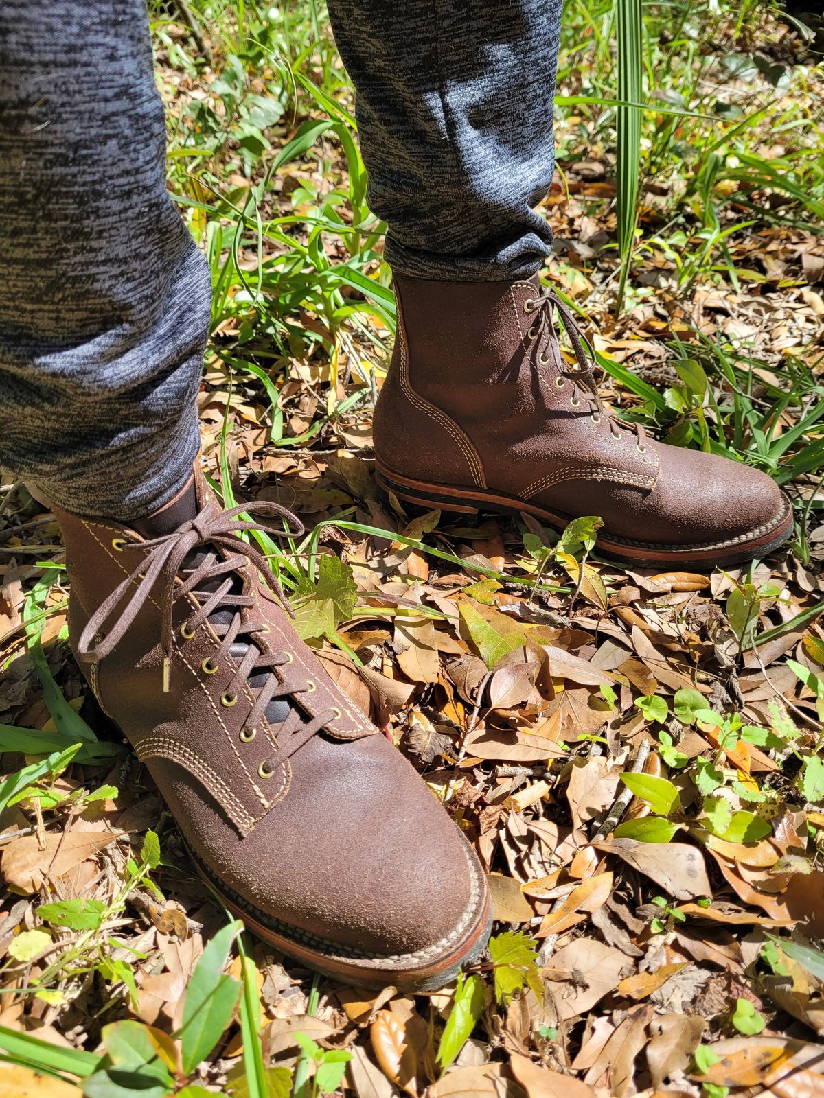Photo by markieballa on March 6, 2025 of the Oldspeed Boondockers in Wickett & Craig Dark Brown English Bridle.