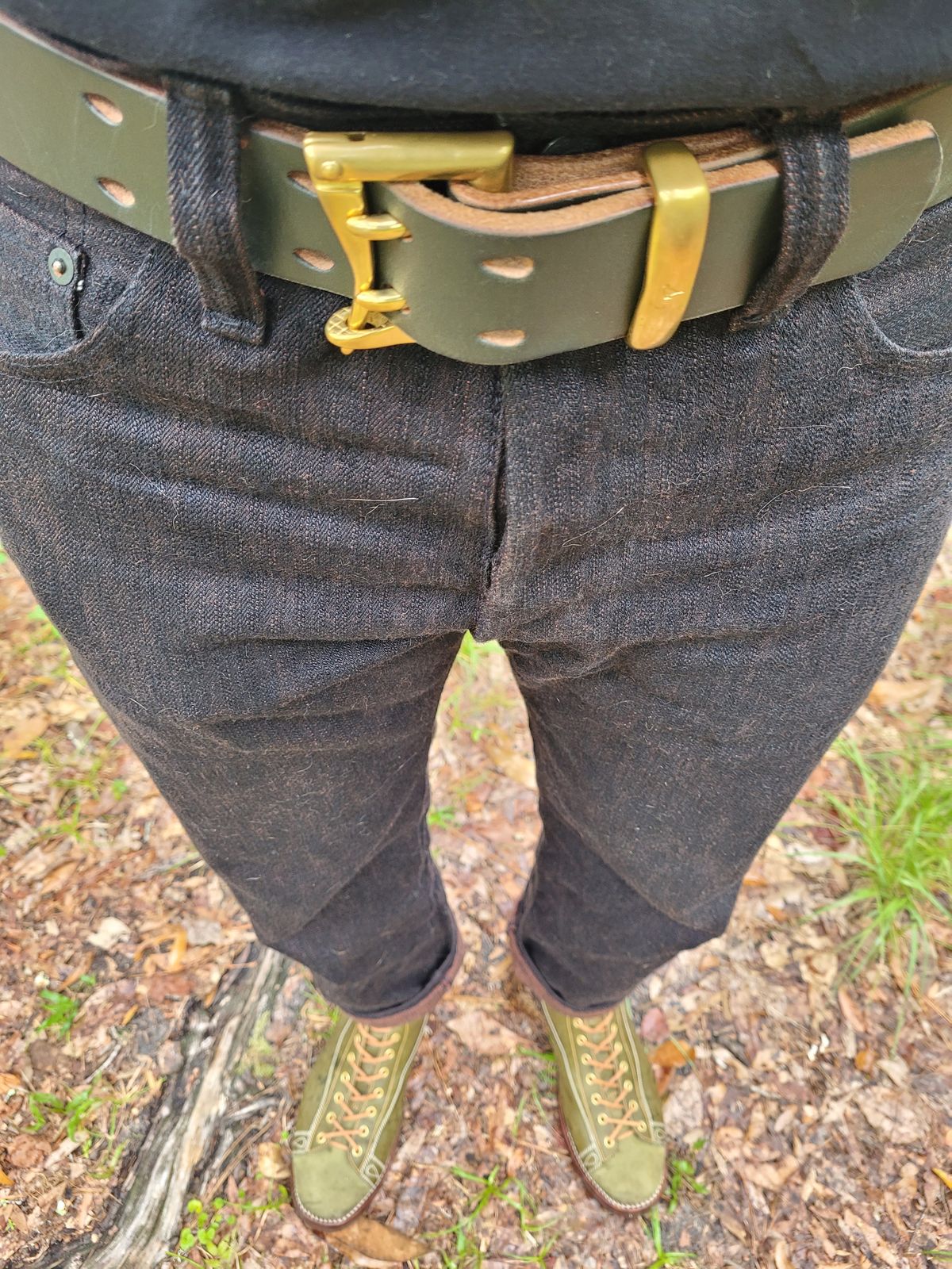 Photo by markieballa on June 30, 2025 of the Fortis Boots Wukong in Badalassi Carlo Oliva Pueblo & Badalassi Carlo Oliva Pueblo Roughout.