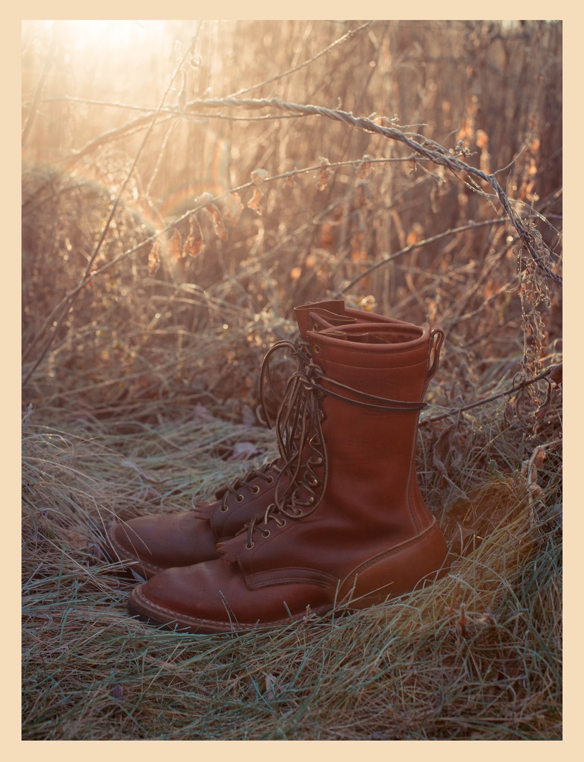 Photo by guzzy_co on November 23, 2025 of the White's Hunter in Seidel Red Dog Oil Tan.