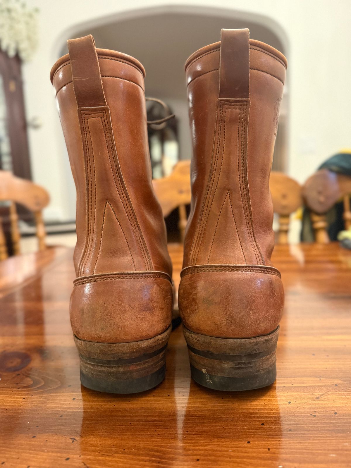 Photo by guzzy_co on April 6, 2026 of the White's Hunter in Seidel Red Dog Oil Tan.