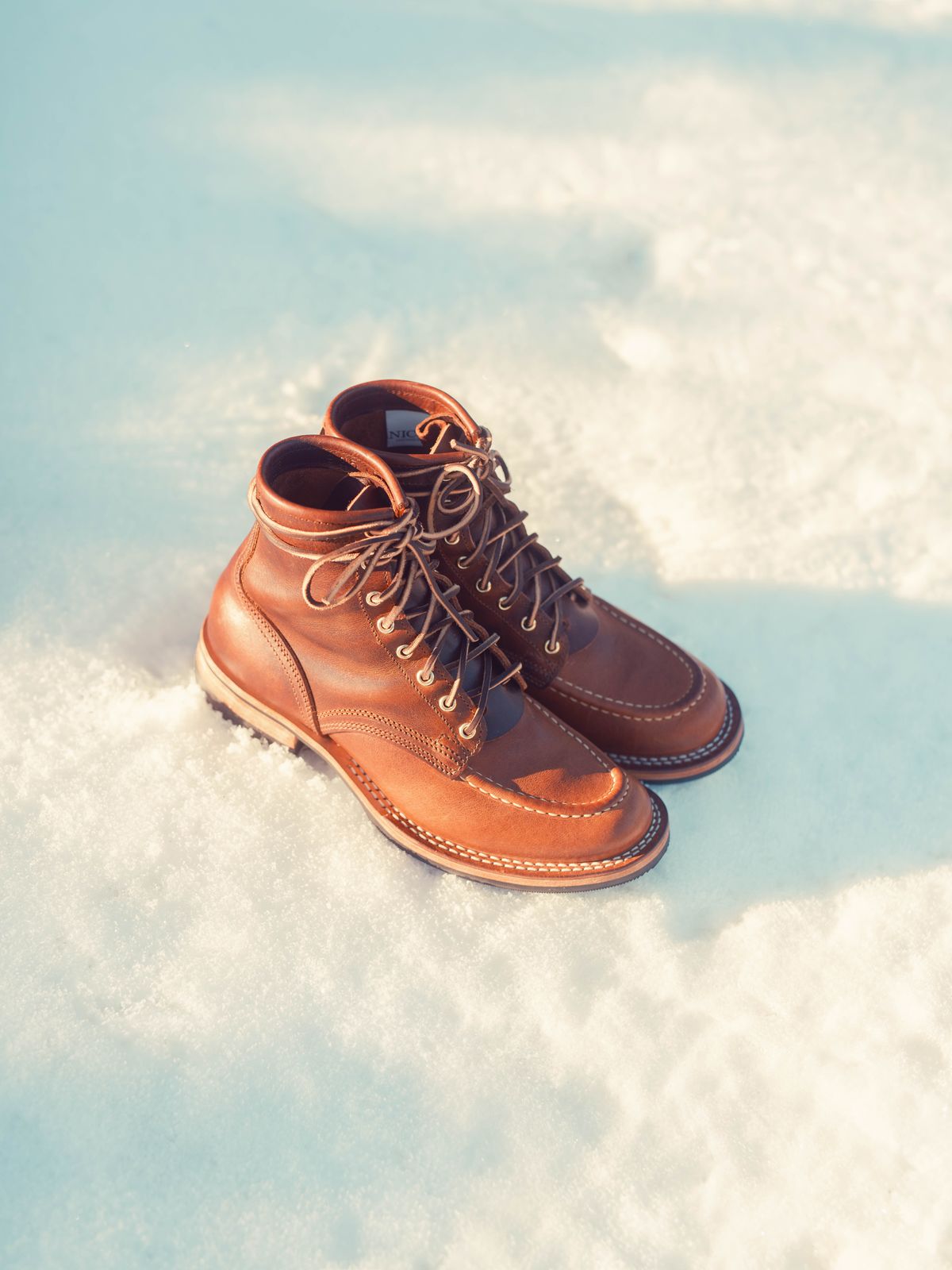 Photo by guzzy_co on December 18, 2025 of the Nicks Moc Toe in Italian Brown Cypress.
