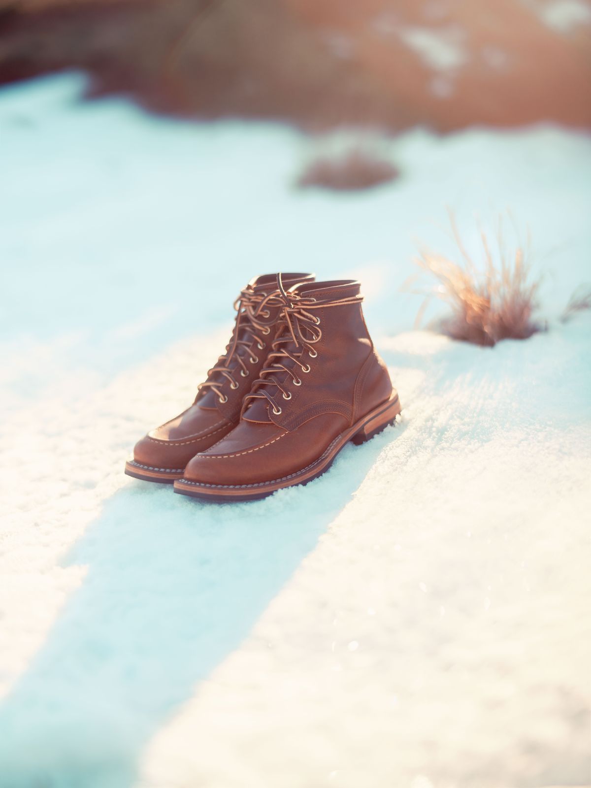 Photo by guzzy_co on December 18, 2025 of the Nicks Moc Toe in Italian Brown Cypress.