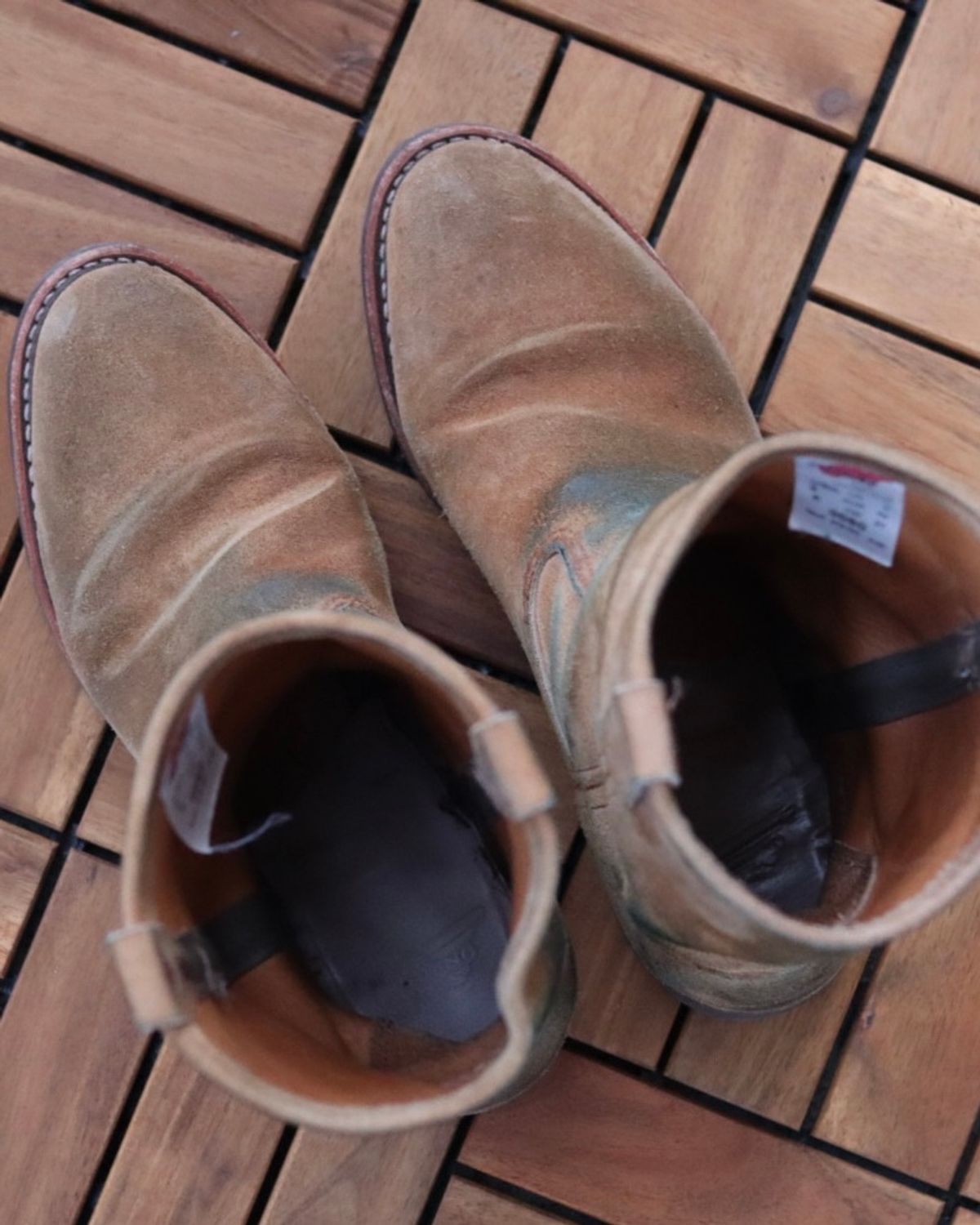 Photo by ruff.de.nimes on March 28, 2026 of the Red Wing 8060 in Red Wing / S.B. Foot Hawthorne Muleskinner.