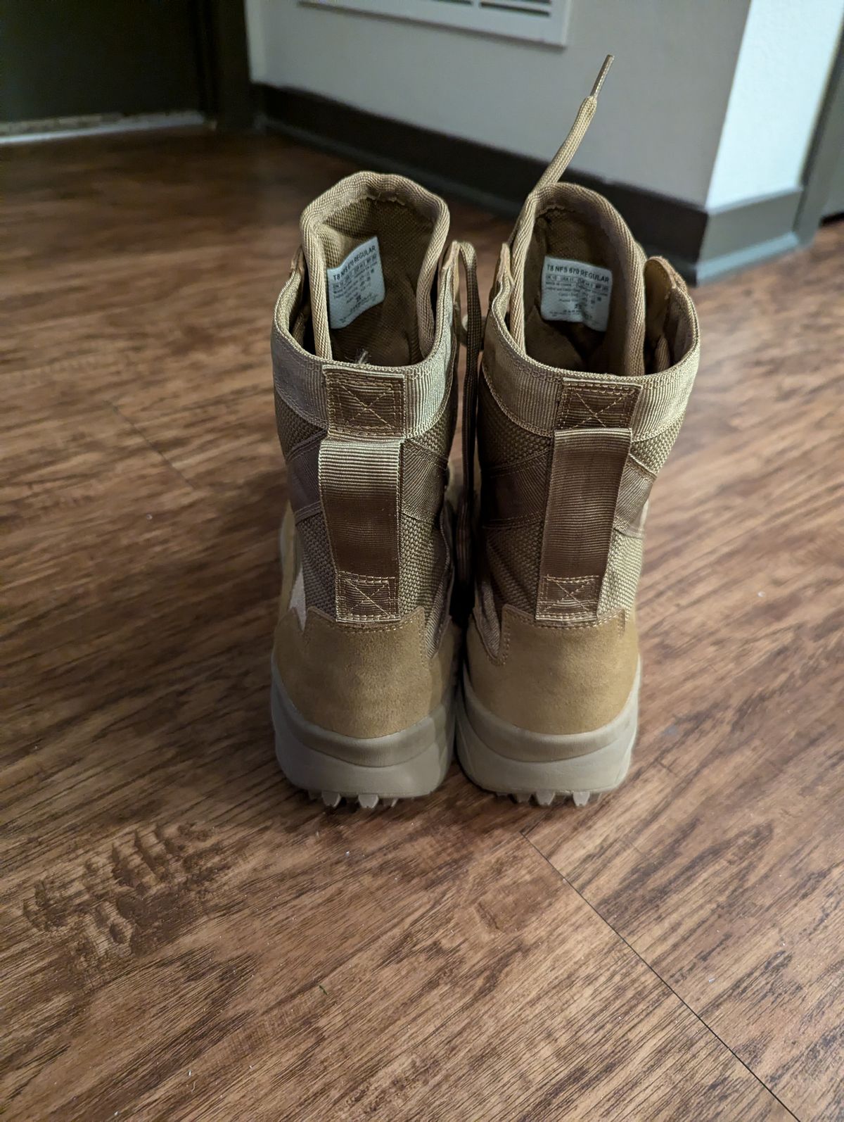 Photo by selledge07 on October 1, 2024 of the Garmont T8 NFS 670 Regular in Roughout Leather Coyote Brown.