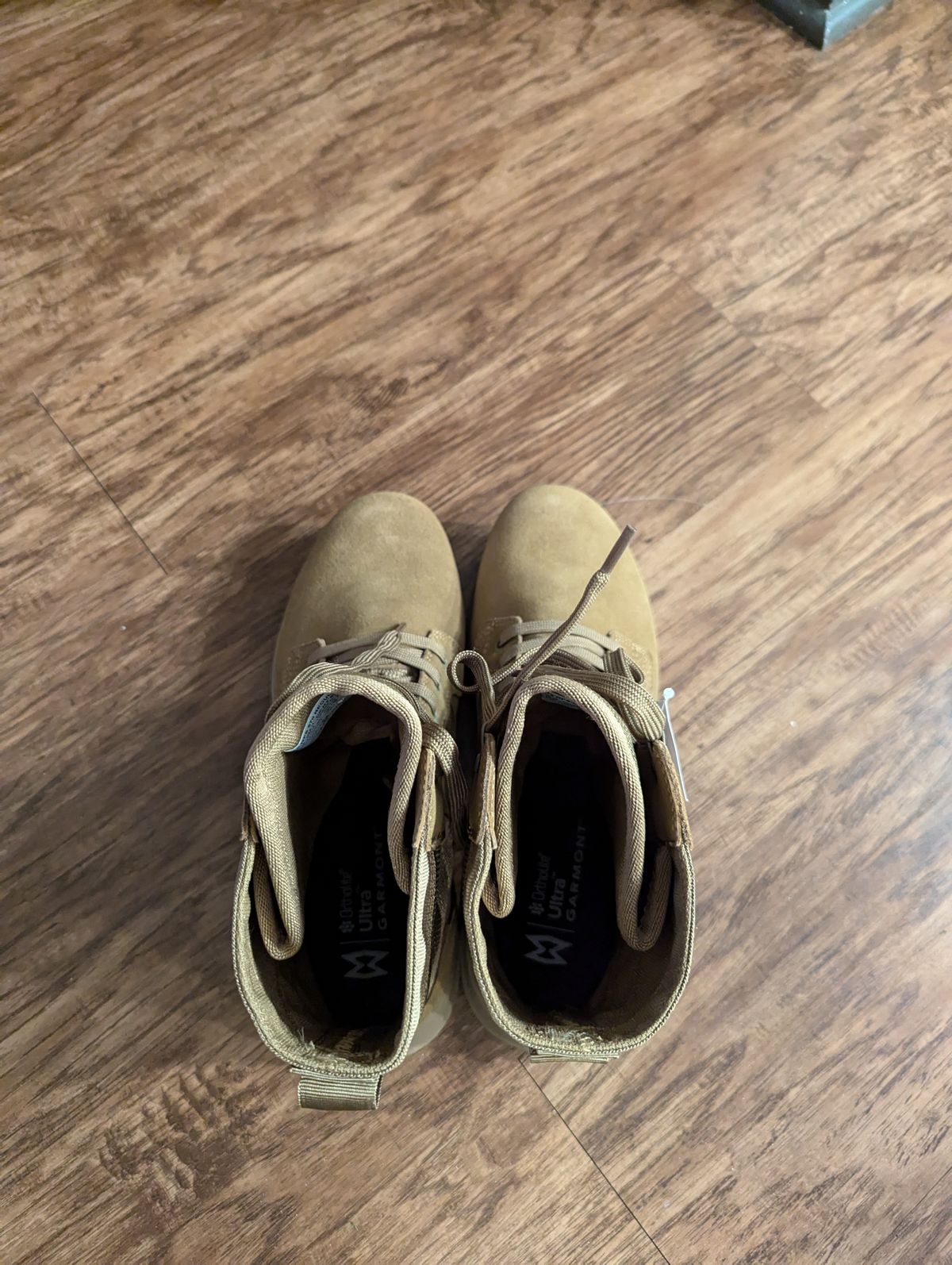 Photo by selledge07 on October 1, 2024 of the Garmont T8 NFS 670 Regular in Roughout Leather Coyote Brown.