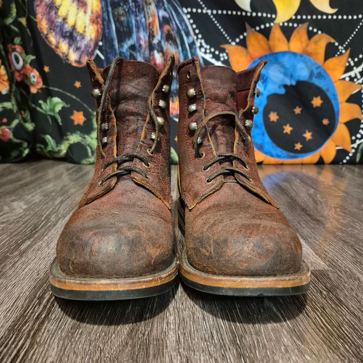 Photo by jg on November 5, 2025 of the Urban Wolf Club Axeman in Unkown Copper Roughout.