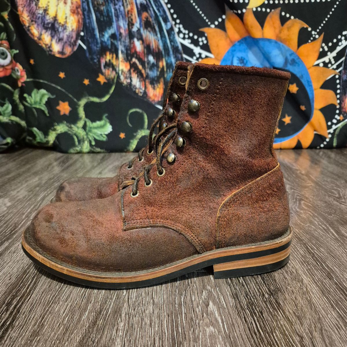 Photo by jg on November 5, 2025 of the Urban Wolf Club Axeman in Unkown Copper Roughout.