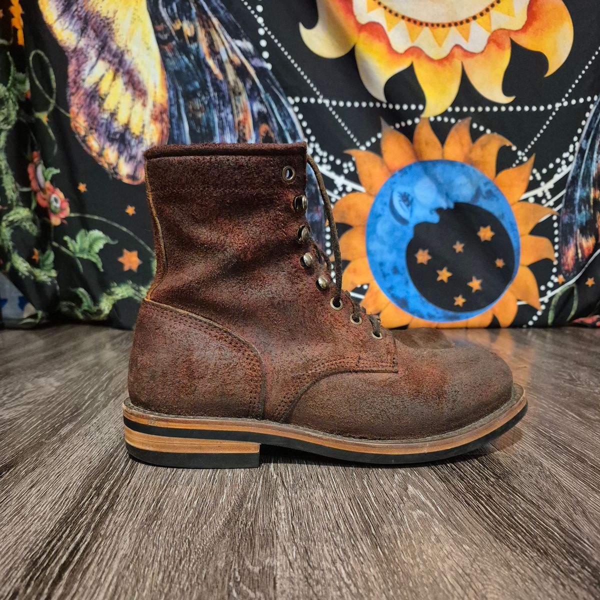 Photo by jg on November 5, 2025 of the Urban Wolf Club Axeman in Unkown Copper Roughout.