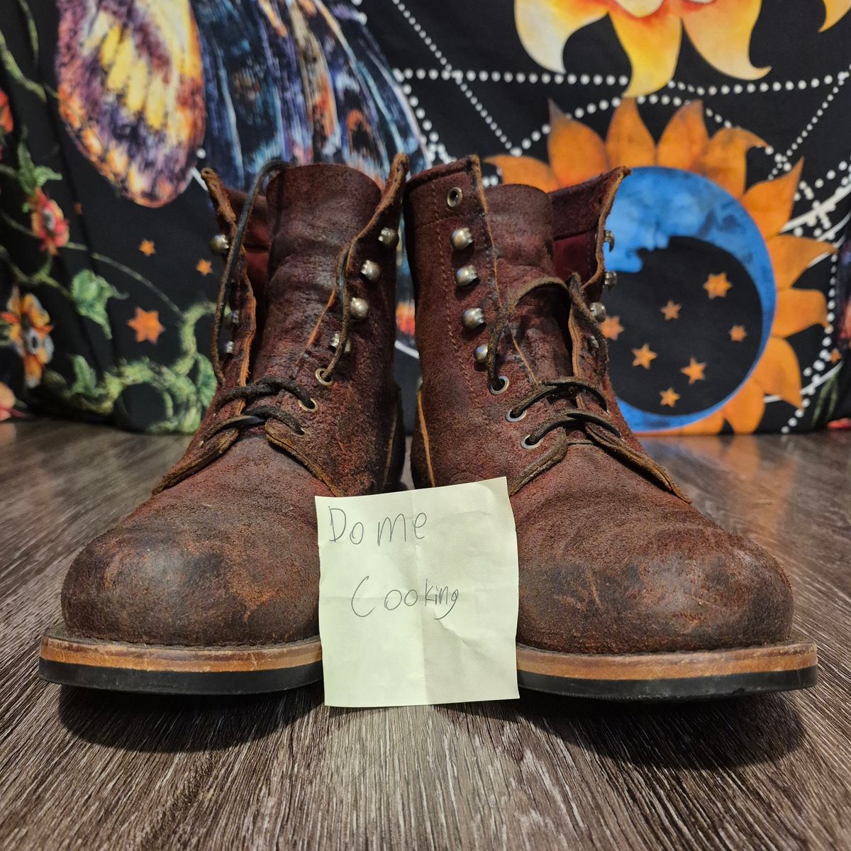 Photo by jg on November 5, 2025 of the Urban Wolf Club Axeman in Unkown Copper Roughout.