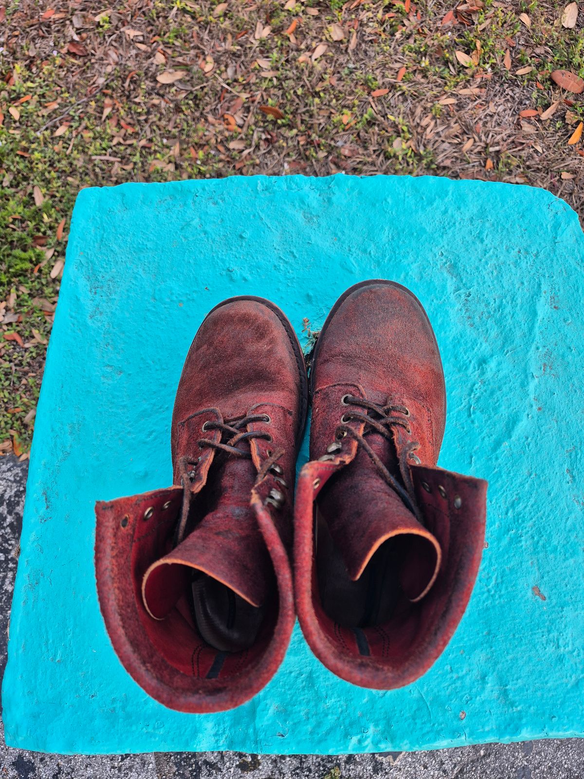 Photo by jg on December 5, 2025 of the Urban Wolf Club Axeman in Unkown Copper Roughout.