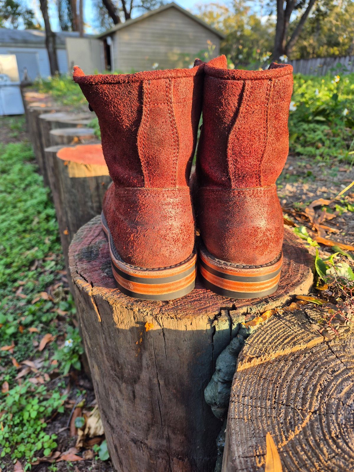 Photo by jg on January 2, 2026 of the Urban Wolf Club Axeman in Unkown Copper Roughout.