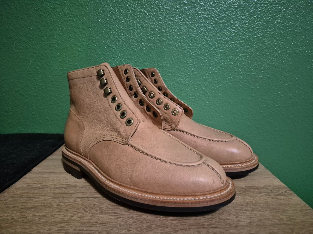 Photo by jg on September 30, 2025 of the Grant Stone Ottawa Boot in Incas Natural Kangaroo.