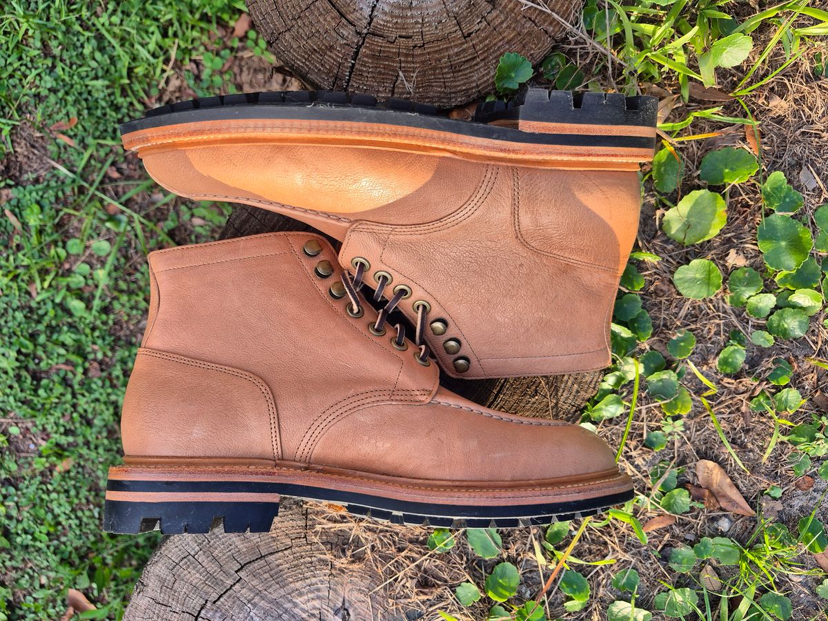 Photo by jg on October 3, 2025 of the Grant Stone Ottawa Boot in Incas Natural Kangaroo.