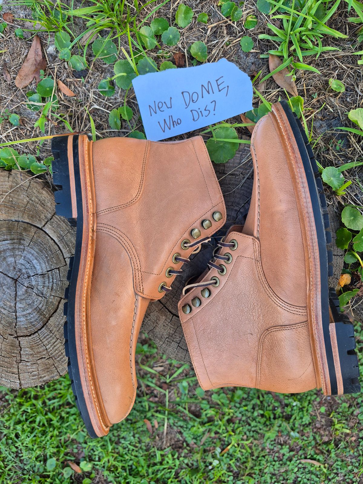 Photo by jg on October 3, 2025 of the Grant Stone Ottawa Boot in Incas Natural Kangaroo.