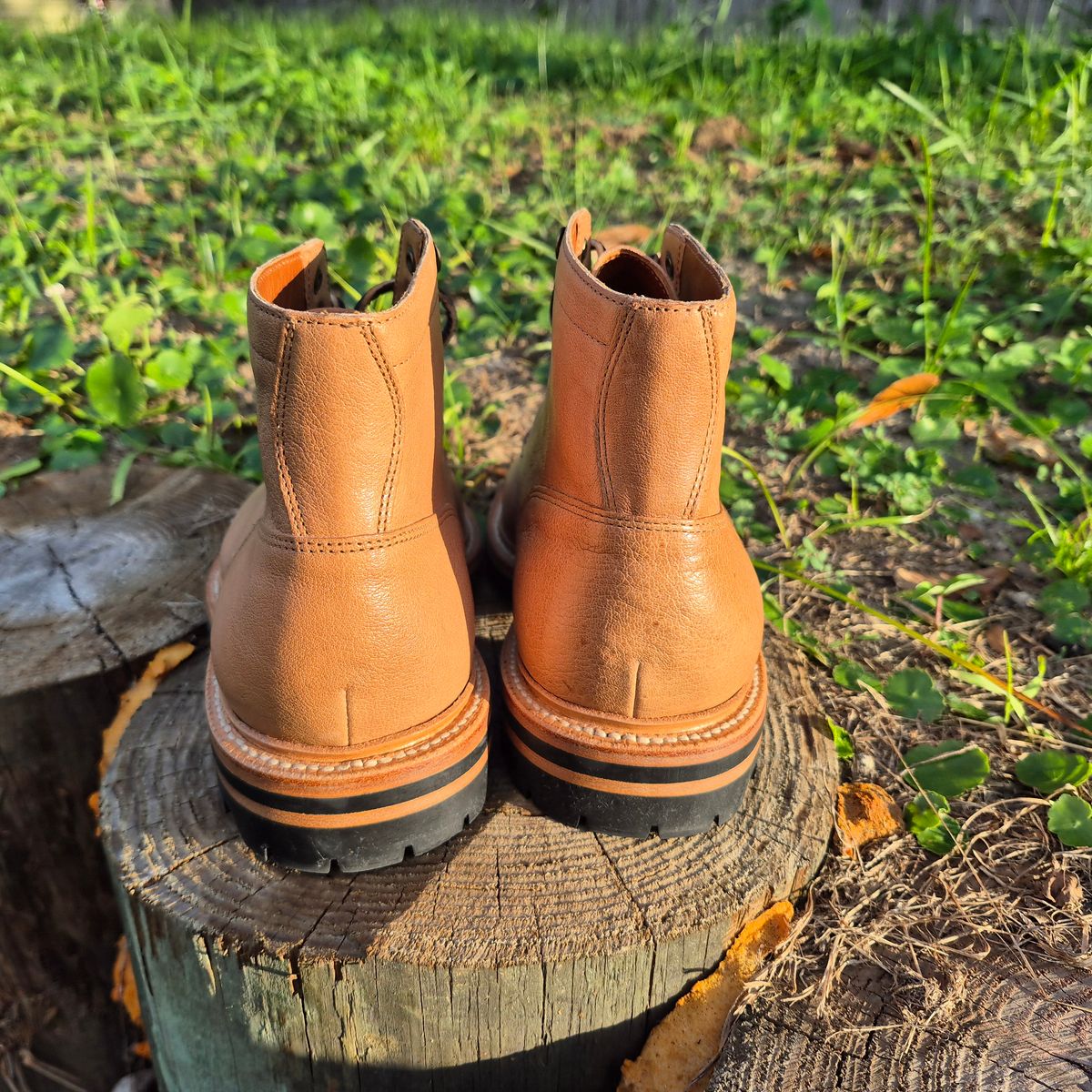 Photo by jg on October 3, 2025 of the Grant Stone Ottawa Boot in Incas Natural Kangaroo.