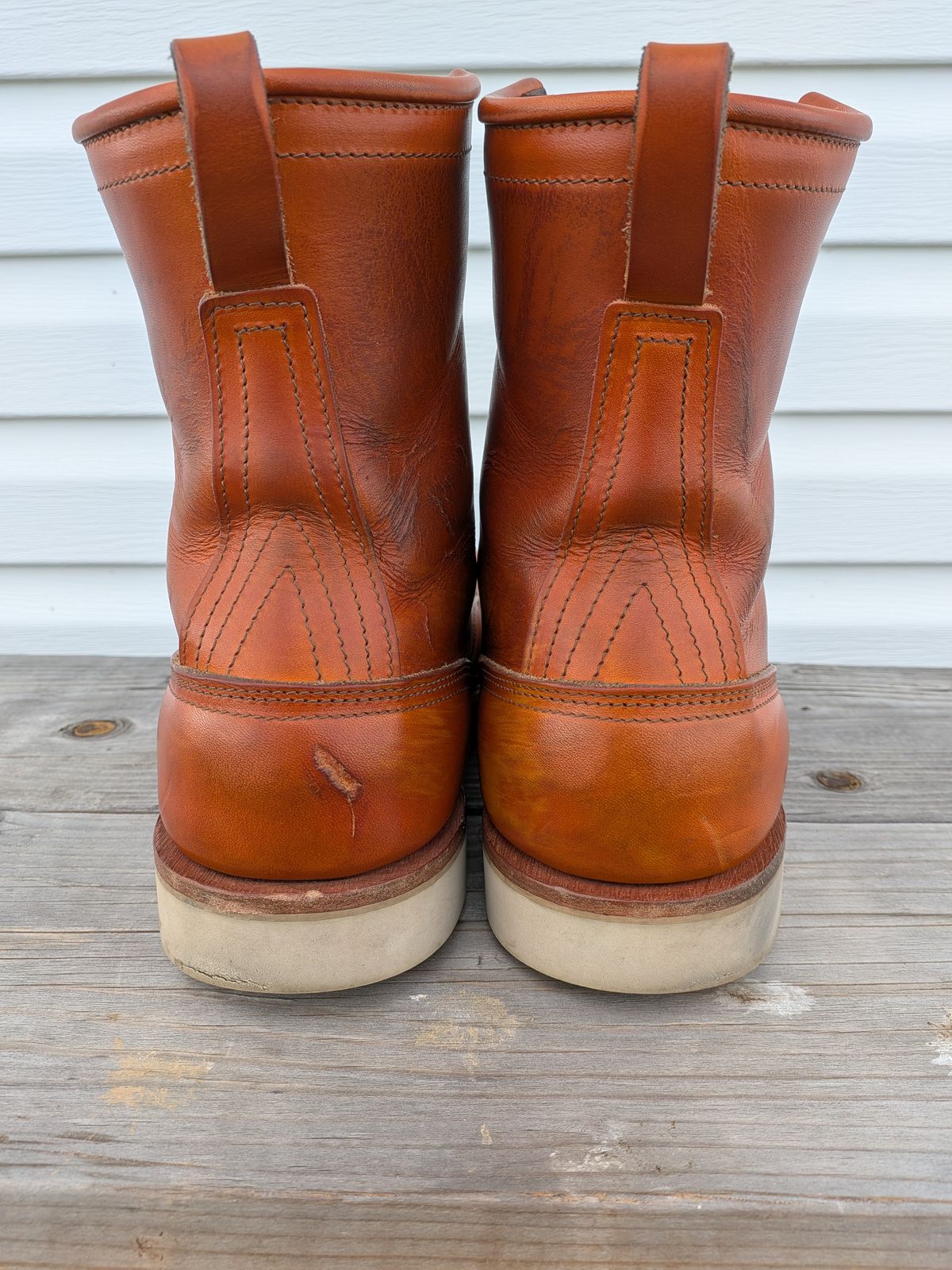 Photo by gotmoore on April 19, 2026 of the Nicks Moc Toe in Wickett & Craig Tobacco Double Stuff.