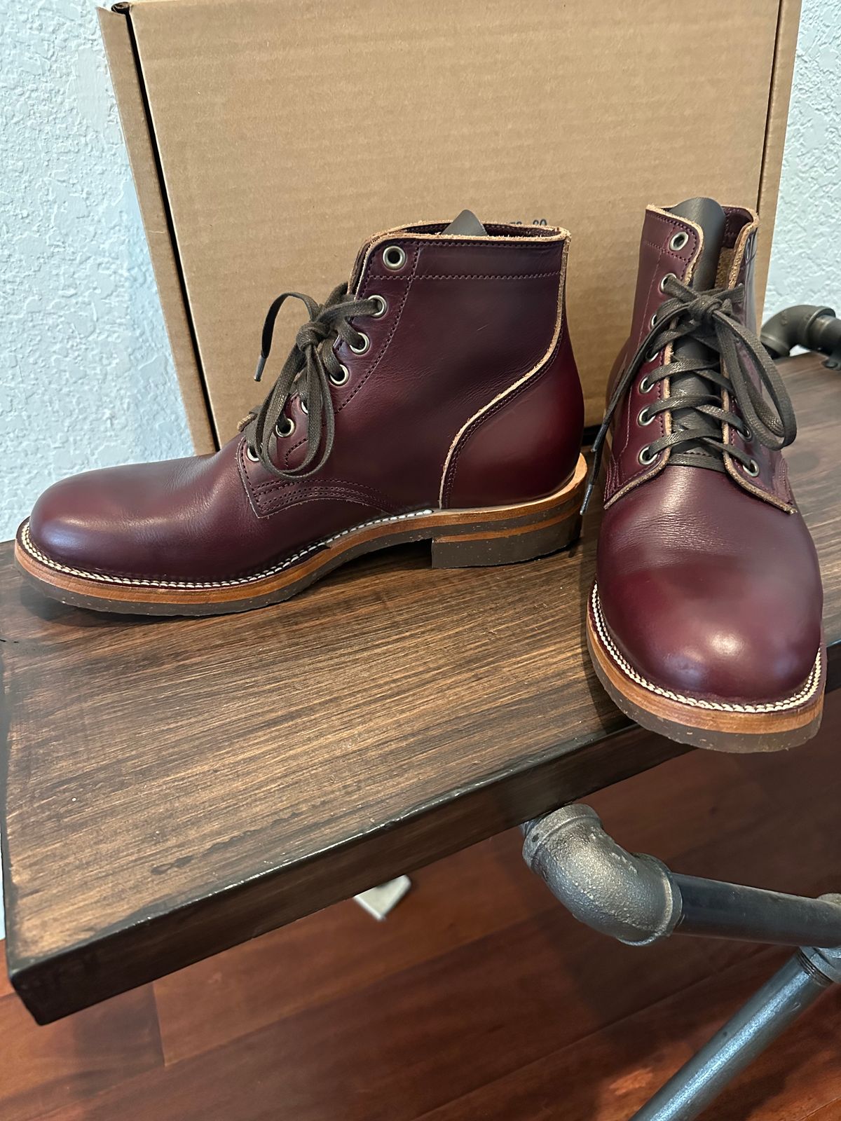 Photo by mvrk on September 17, 2025 of the Oak Street Bootmakers Storm Boot in Horween Color 8 Chromexcel.