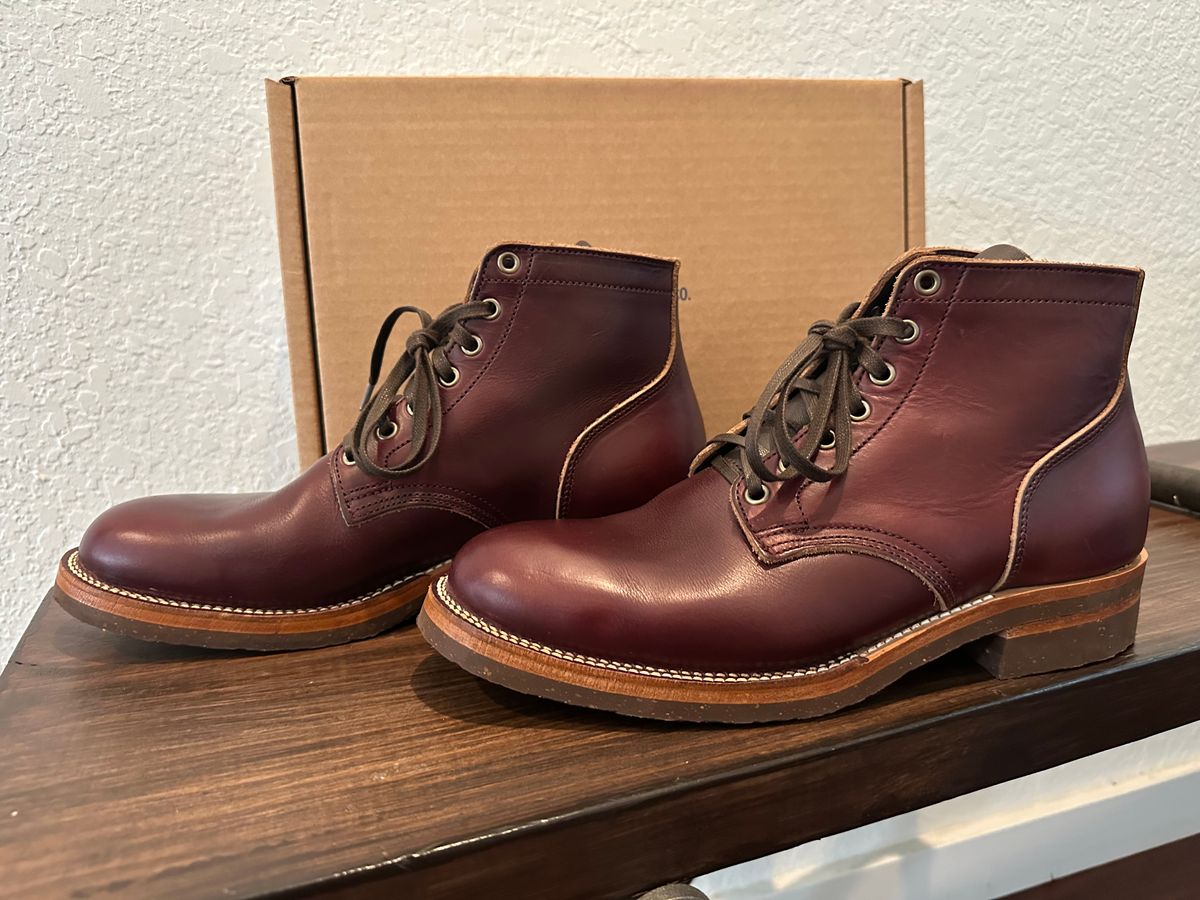 Photo by mvrk on September 17, 2025 of the Oak Street Bootmakers Storm Boot in Horween Color 8 Chromexcel.