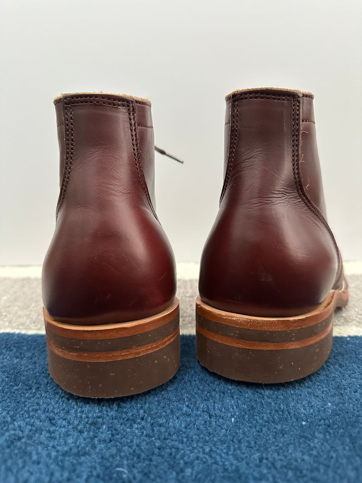 Photo by sans_cuff on September 30, 2025 of the Oak Street Bootmakers Storm Boot in Horween Color 8 Chromexcel.