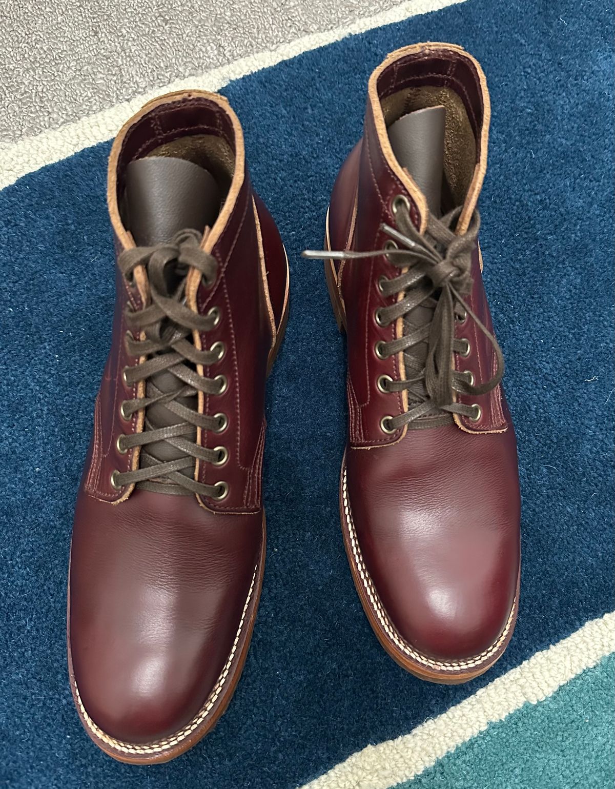 Photo by sans_cuff on October 1, 2025 of the Oak Street Bootmakers Storm Boot in Horween Color 8 Chromexcel.