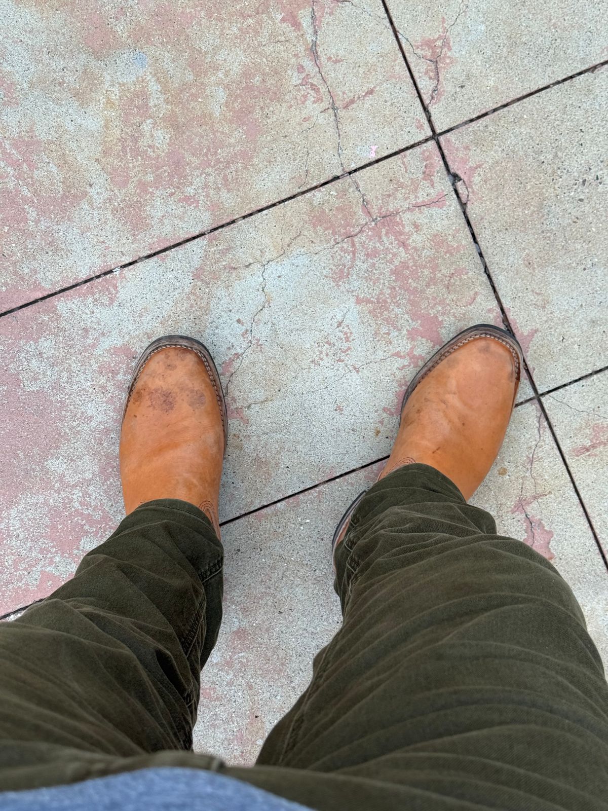 Photo by adriankgonzales on December 4, 2025 of the Wesco x S&S Van Cleef III in Unknown Natural Veg Tan.