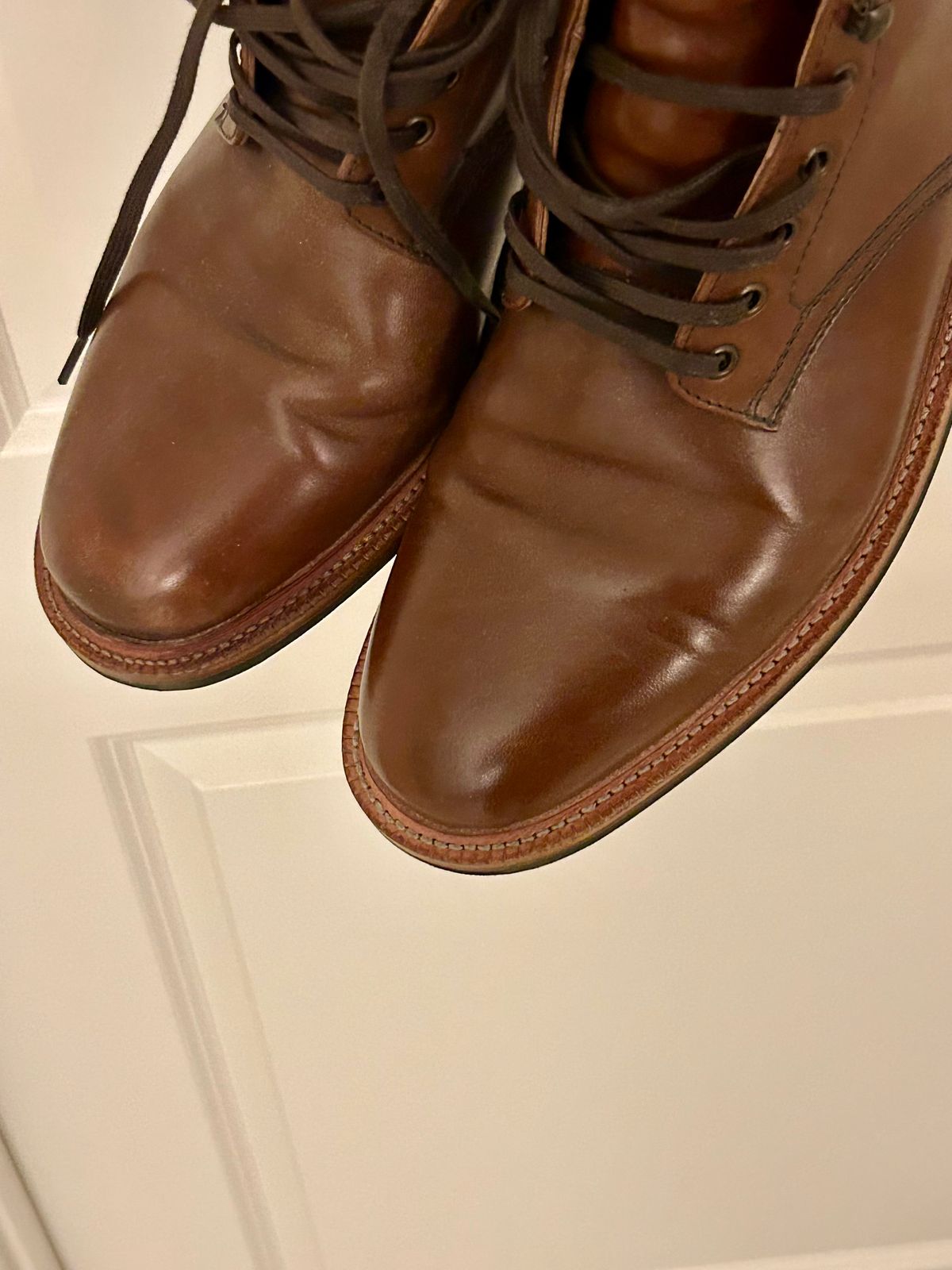 Photo by lowrollr on November 4, 2025 of the Parkhurst The Allen in Maryam Toscanello Vachetta Horsebutt.