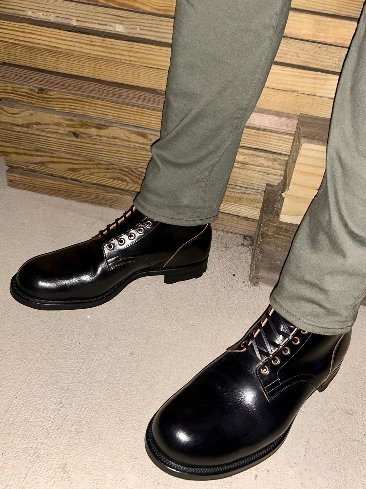 Photo by lowrollr on May 13, 2026 of the Viberg Service Boot in Conceria Walpier Tuscany Nero.