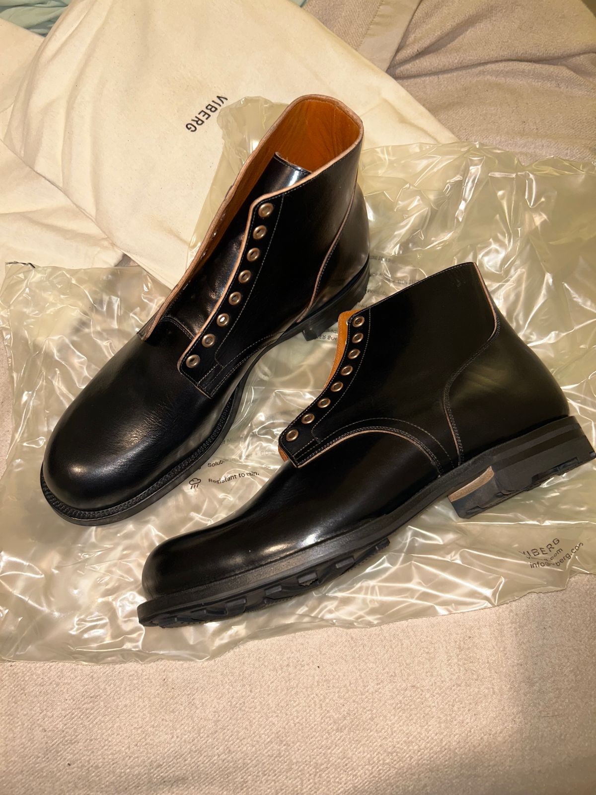 Photo by lowrollr on May 12, 2026 of the Viberg Service Boot in Conceria Walpier Tuscany Nero.