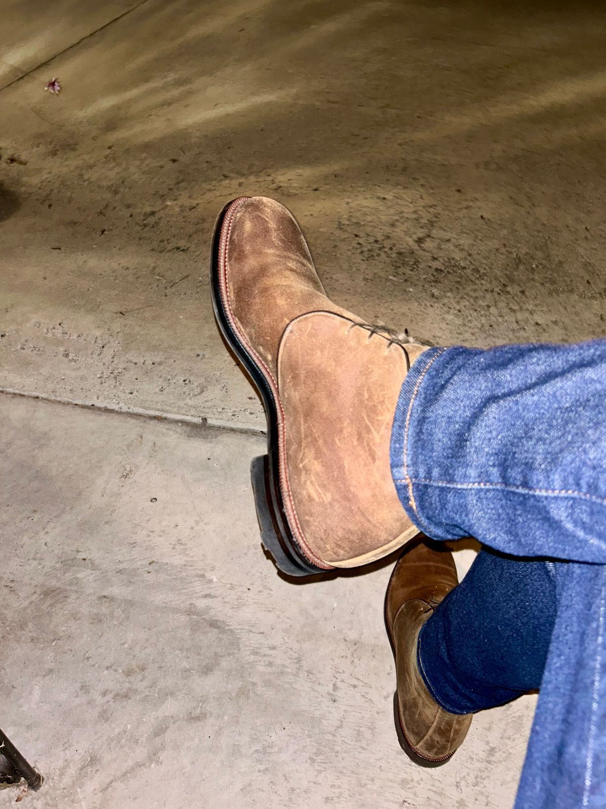 Photo by lowrollr on November 22, 2025 of the Viberg Uplands Boot in C.F. Stead Toast Waxy Commander.