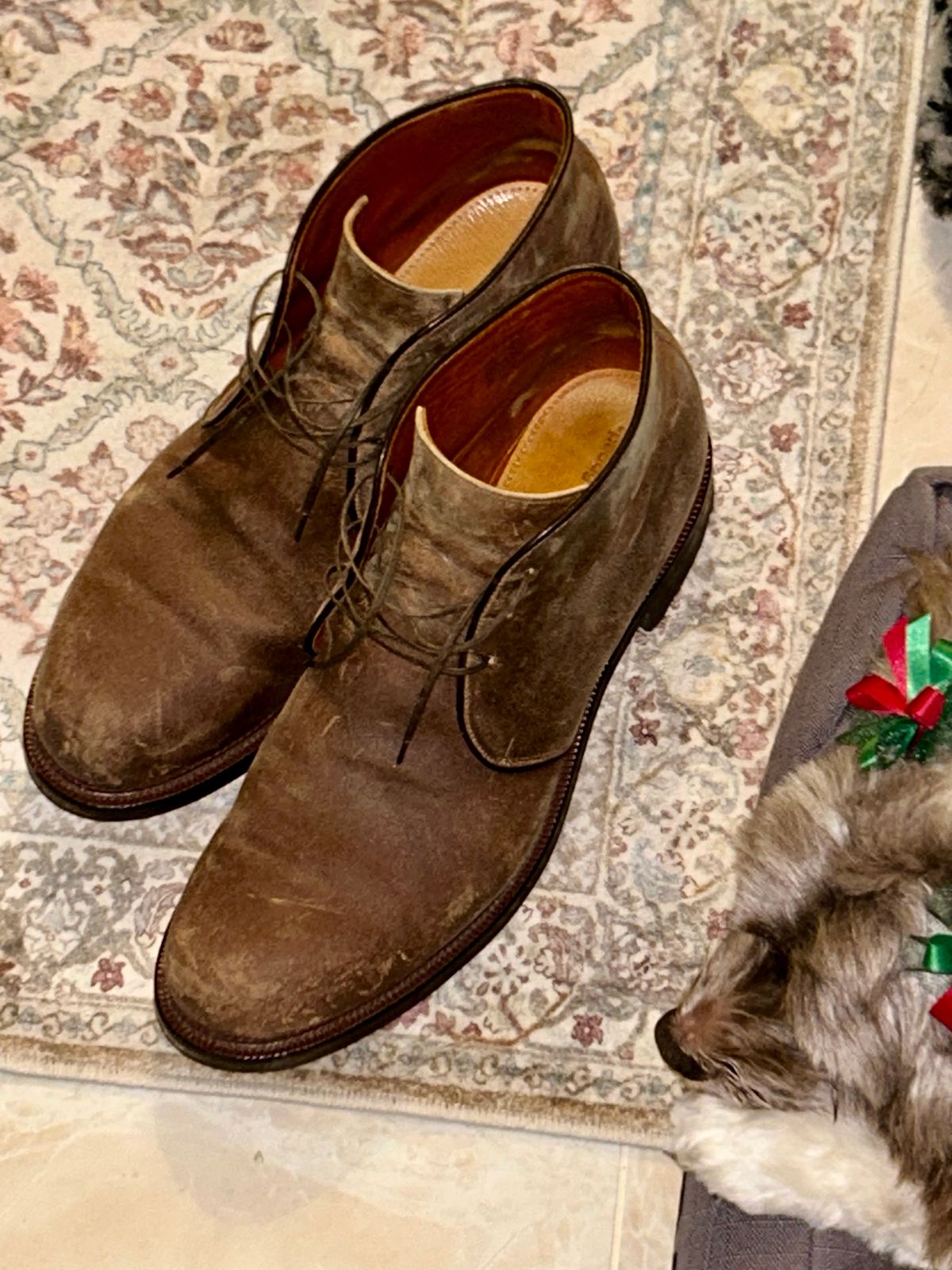 Photo by lowrollr on December 13, 2025 of the Viberg Uplands Boot in C.F. Stead Toast Waxy Commander.