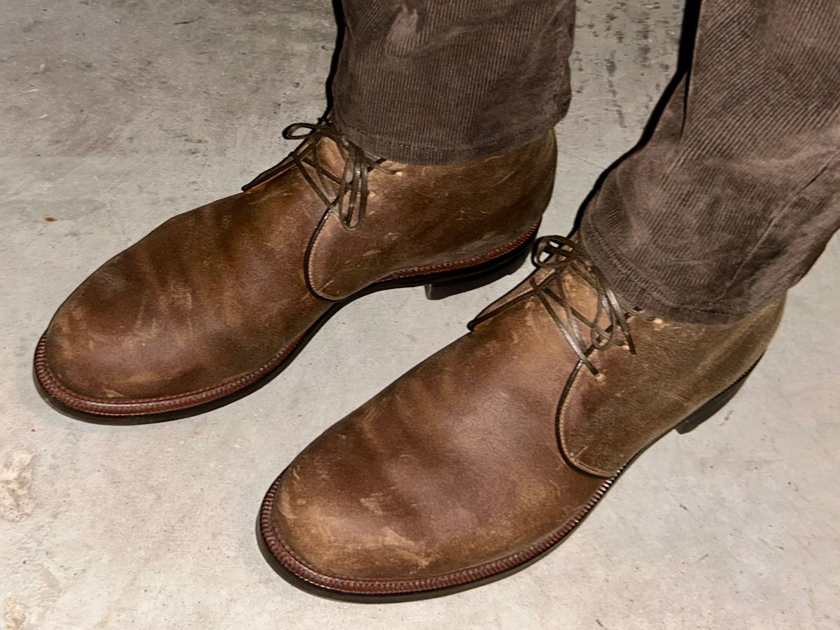 Photo by lowrollr on October 26, 2025 of the Viberg Uplands in C.F. Stead Toast Waxy Commander.