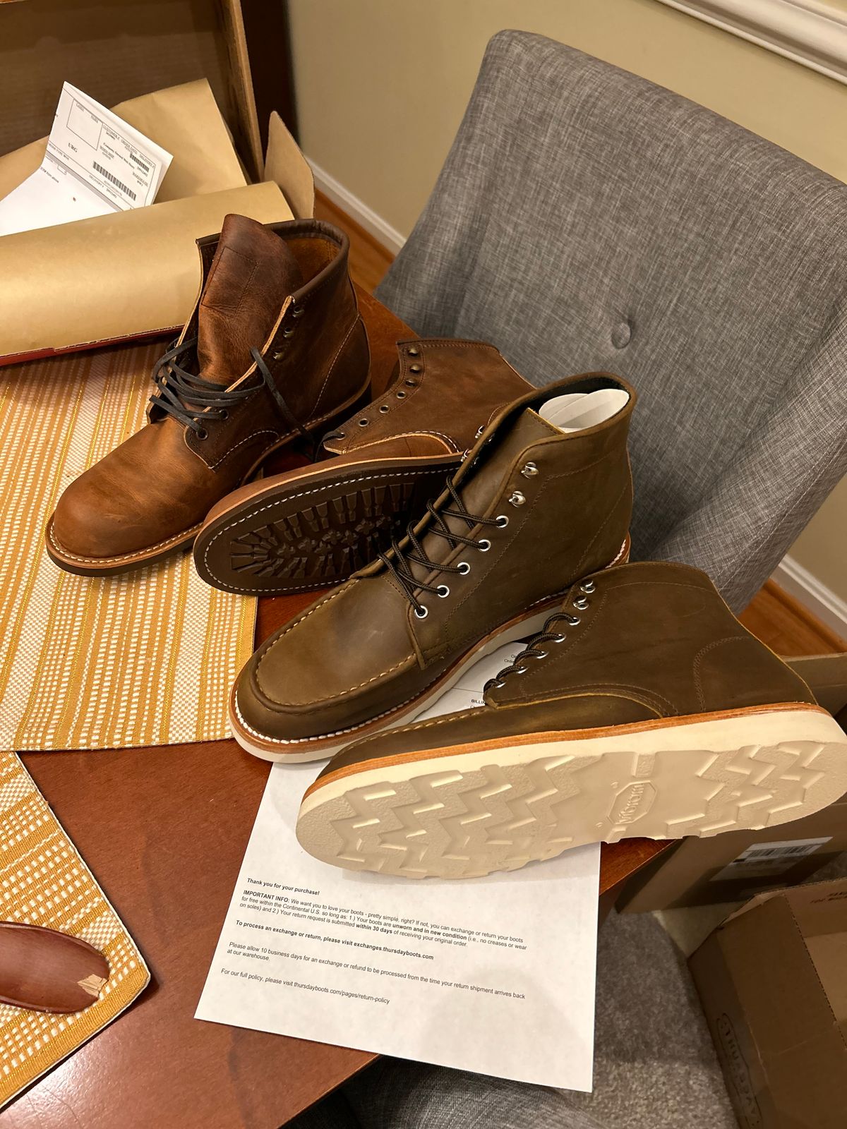 Photo by lowrollr on December 30, 2022 of the Thursday Diplomat in Burnt Copper Rugged & Resilient.