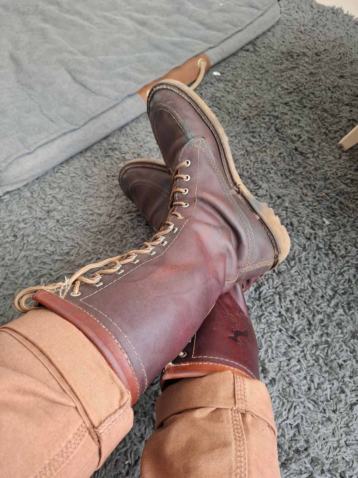 Photo by Gambito on June 20, 2026 of the Frazzani Sport Delta in Mahogany Vachetta Work Leather.