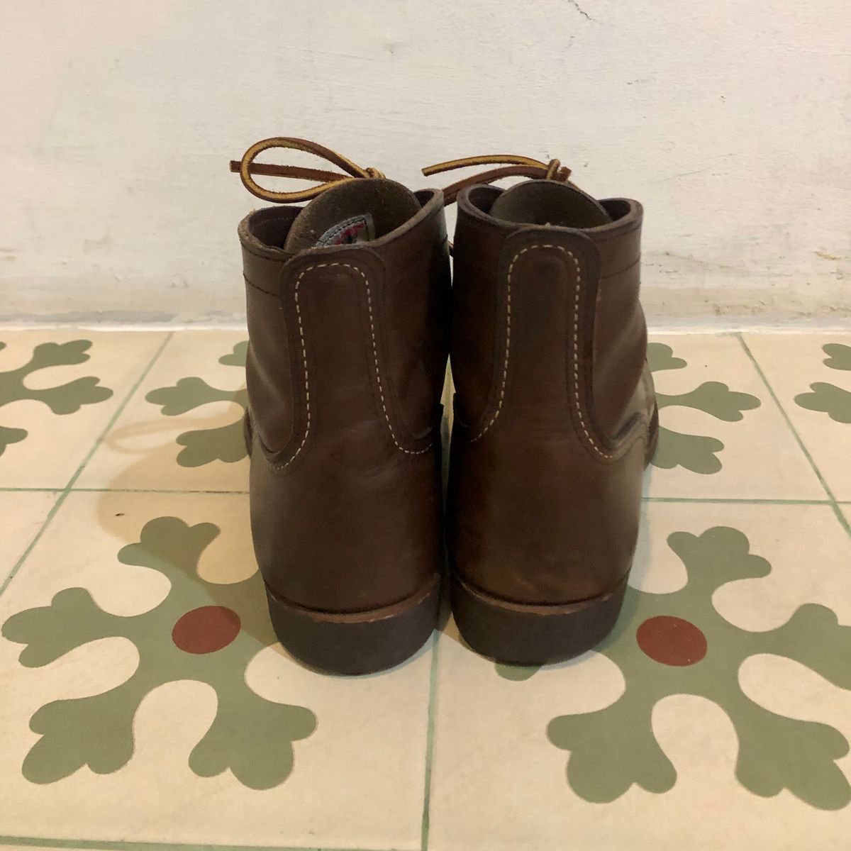 Photo by hsiddharta on March 29, 2025 of the Red Wing Iron Ranger in S.B. Foot Amber Harness.