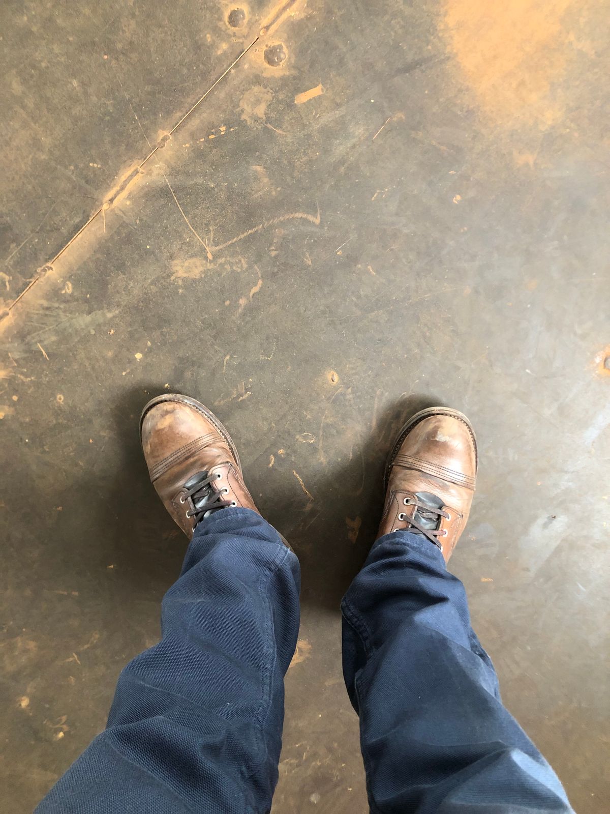 Photo by hsiddharta on February 6, 2026 of the Red Wing Iron Ranger in S.B. Foot Amber Harness.