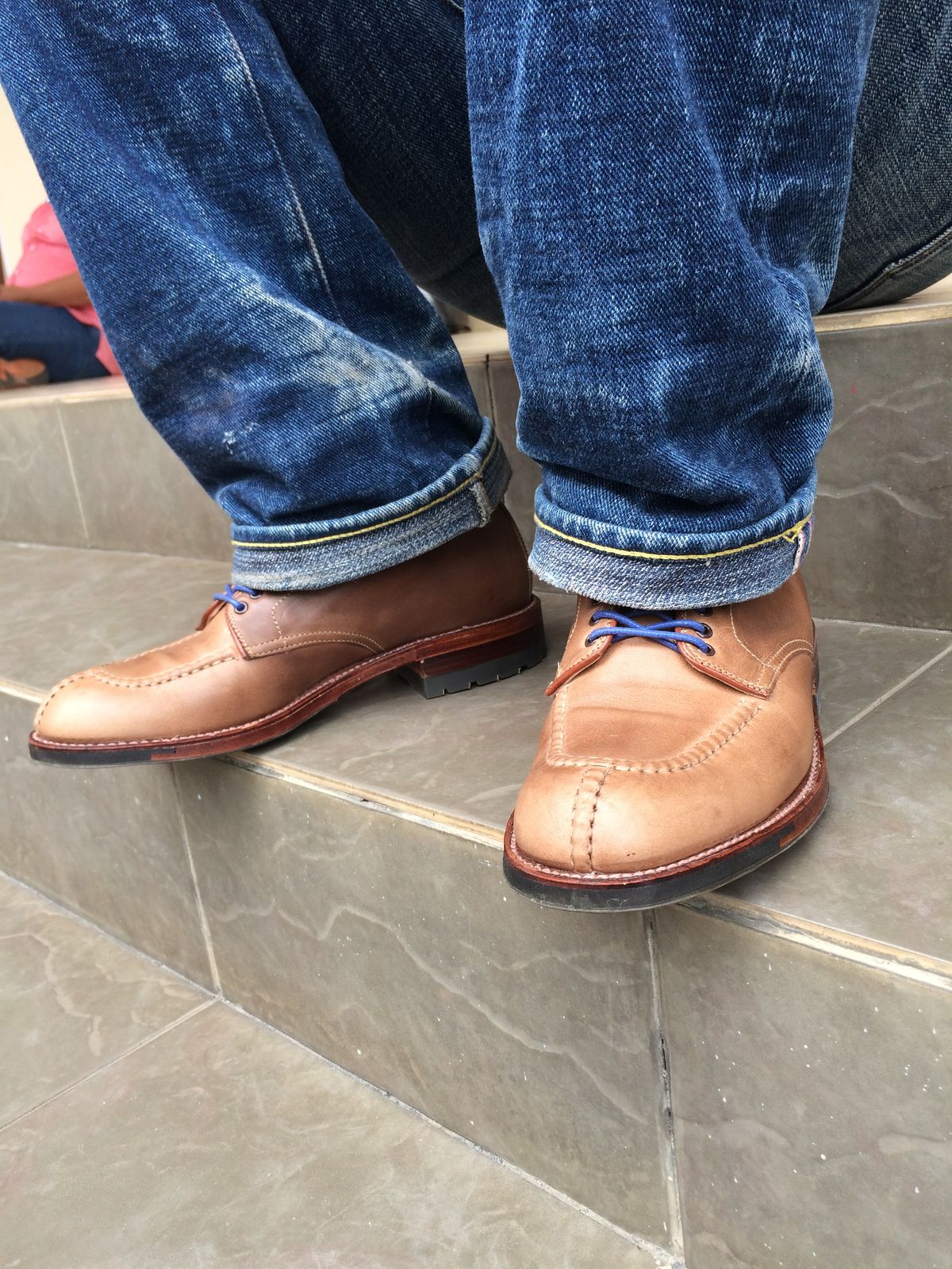 Photo by hsiddharta on February 21, 2016 of the Alden NST Tanker Boot in Horween Natural Chromexcel.