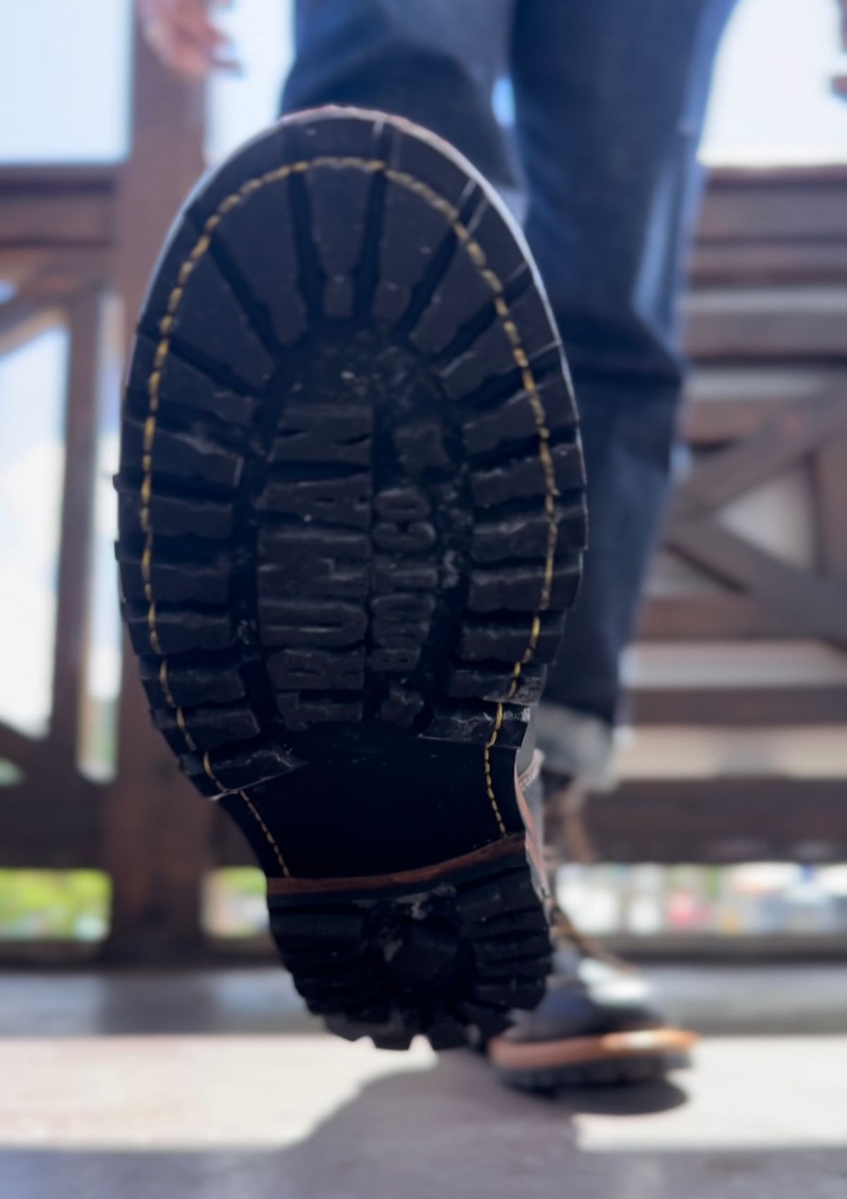 Photo by TheFadeLog on September 17, 2025 of the Truman Upland Boot in Horween Black Waxed Flesh.