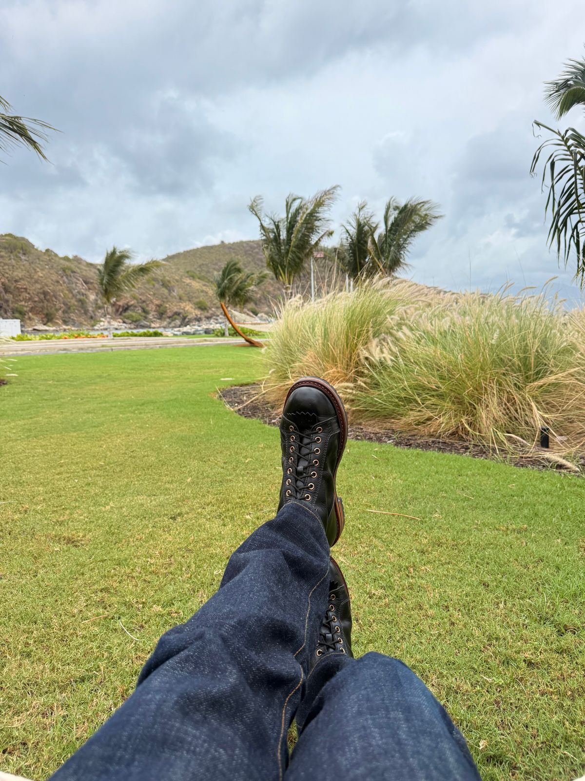 Photo by TheFadeLog on August 2, 2025 of the Craft & Glory Explorer Monkey Boots 6” in Full Grain Waxed Water Buffalo.