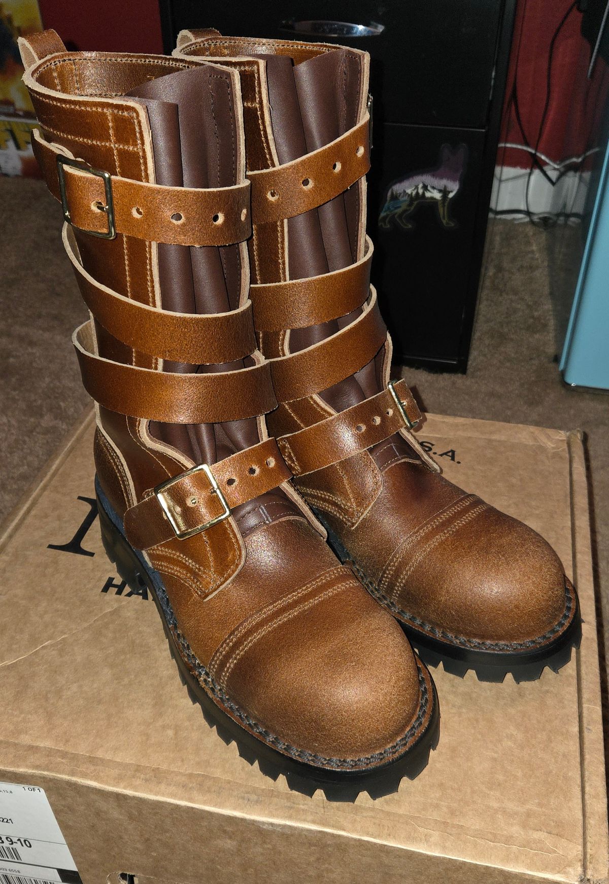 Photo by restowolf629 on August 10, 2025 of the Nicks TankerPro in Ember Waxed Flesh.