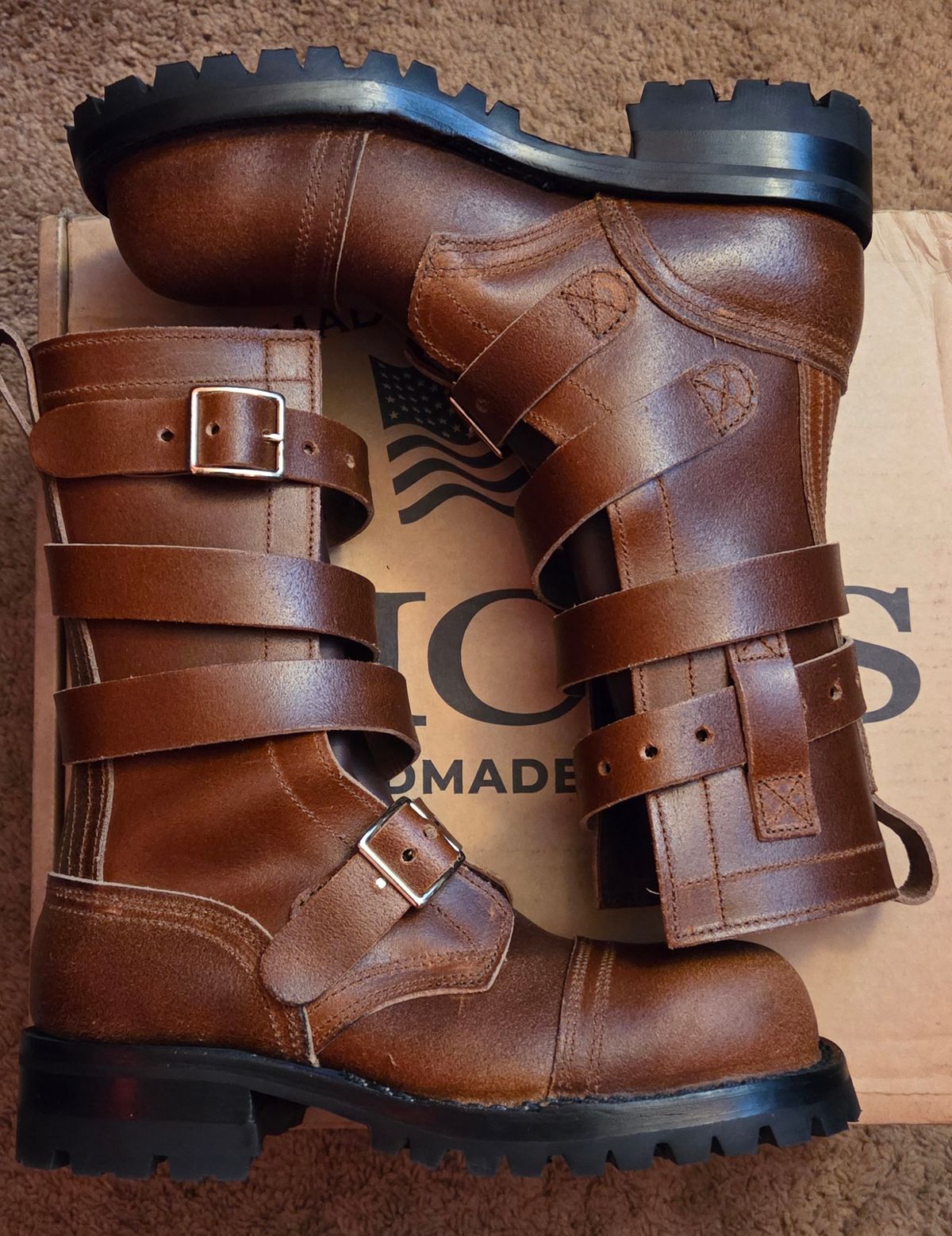 Photo by restowolf629 on August 10, 2025 of the Nicks TankerPro in Ember Waxed Flesh.