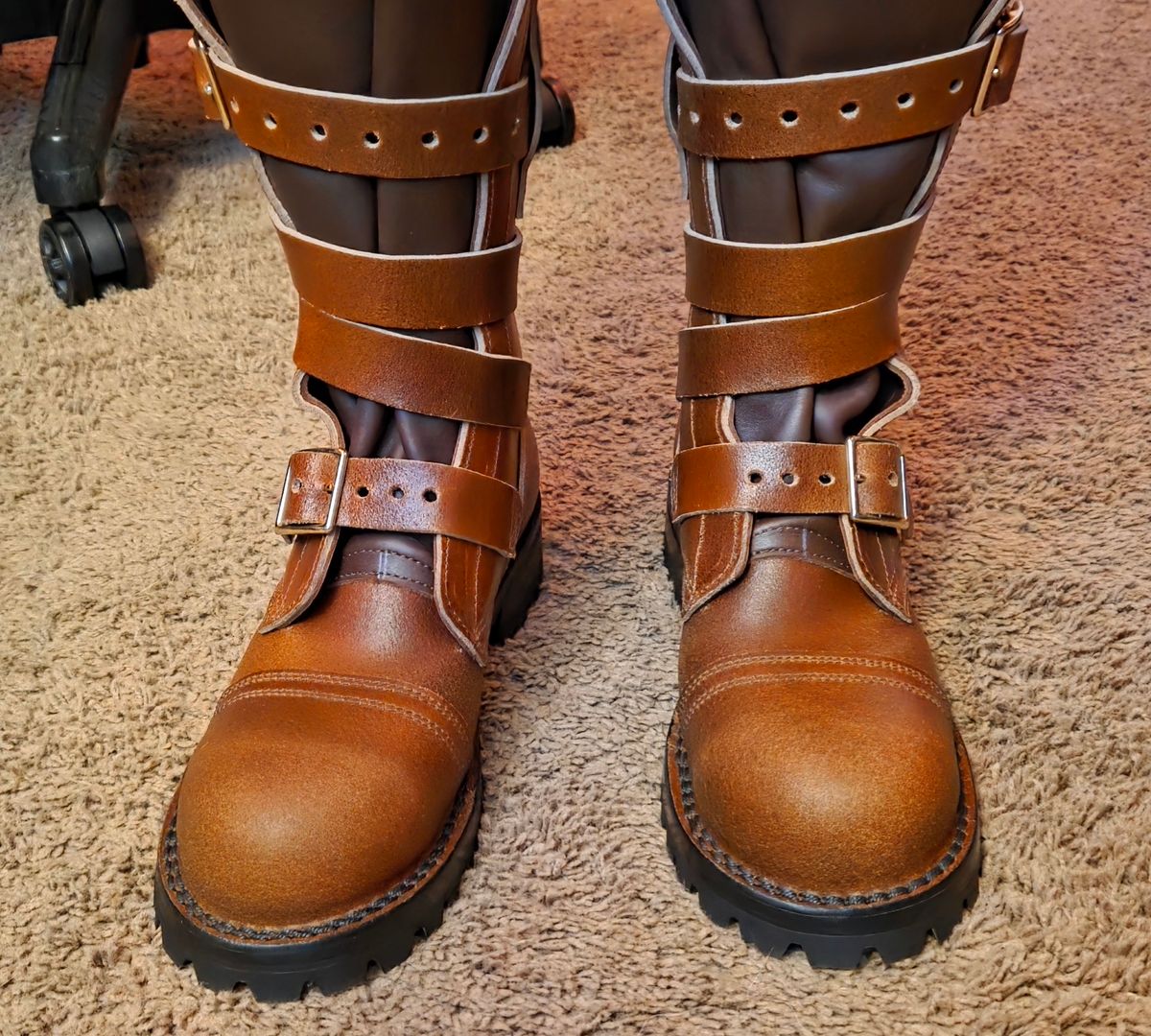 Photo by restowolf629 on August 10, 2025 of the Nicks TankerPro in Ember Waxed Flesh.