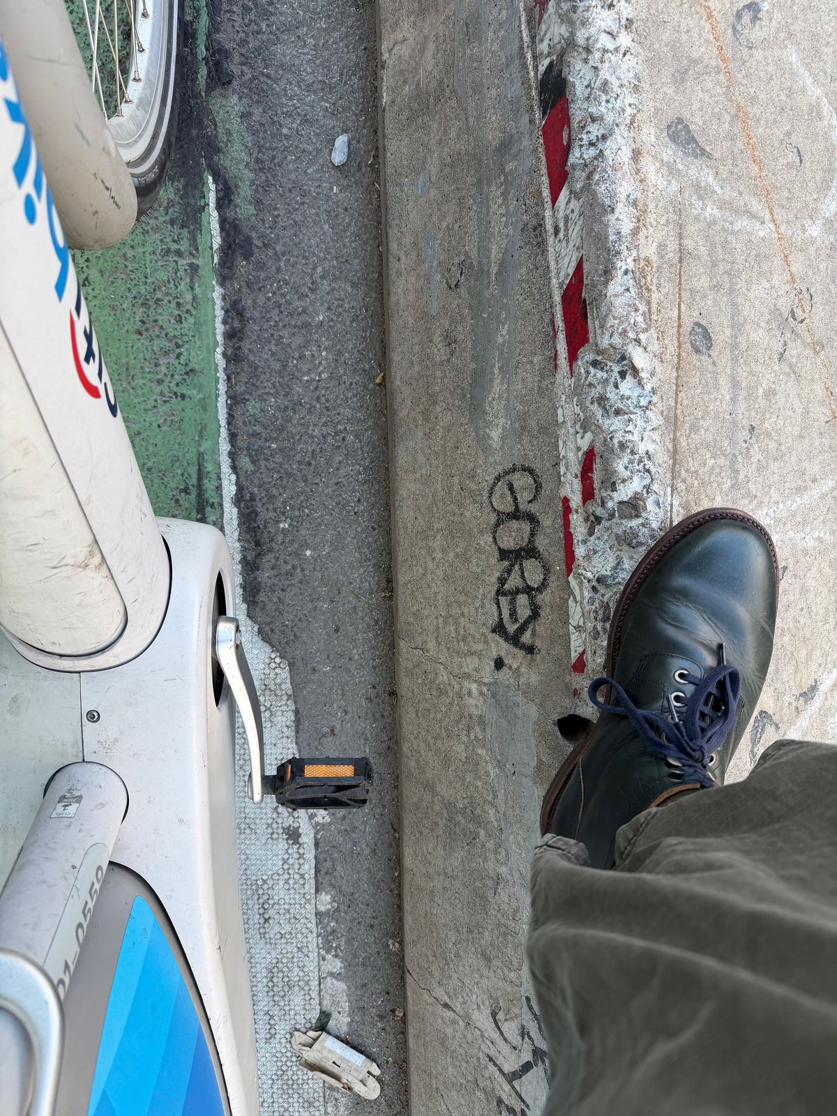 Photo by noneck on May 5, 2026 of the Grant Stone Diesel Boot in Horween Navy Chromexcel.