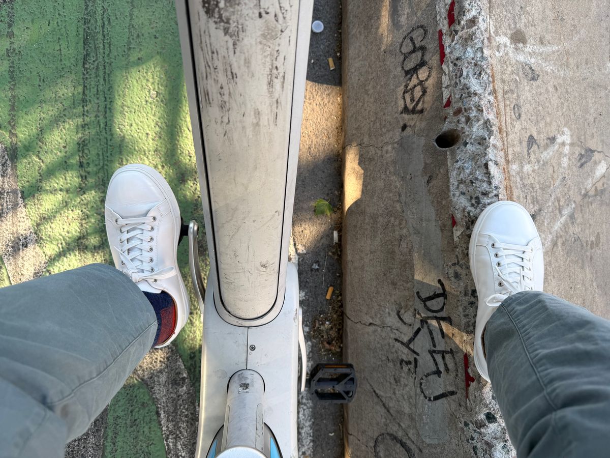 Photo by noneck on May 18, 2026 of the Thursday Premier Low Top in White Italian Nappa.