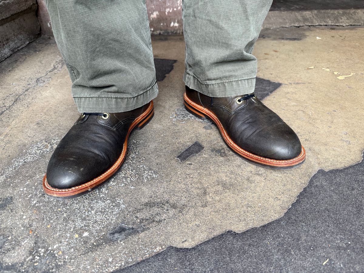 Photo by noneck on April 30, 2026 of the Grant Stone Diesel Boot in Incas Jungle Kangaroo.