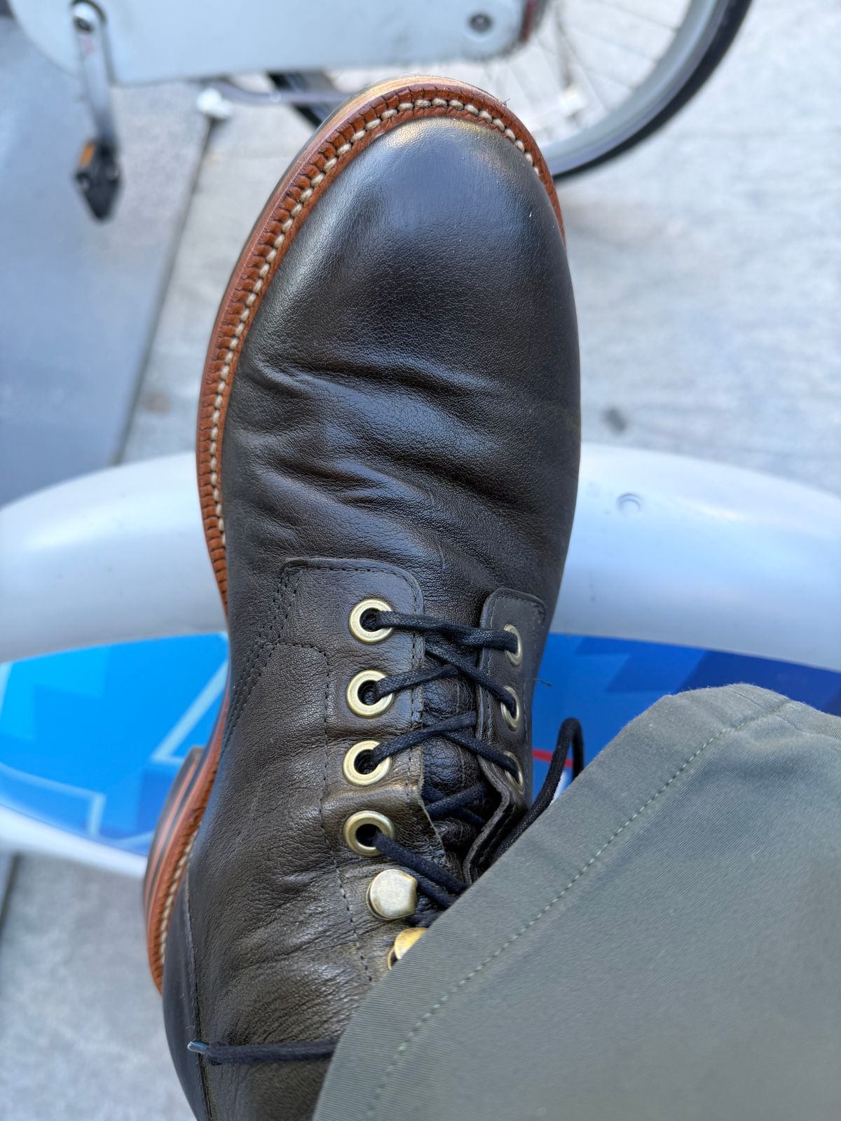 Photo by noneck on May 4, 2026 of the Grant Stone Diesel Boot in Incas Jungle Kangaroo.